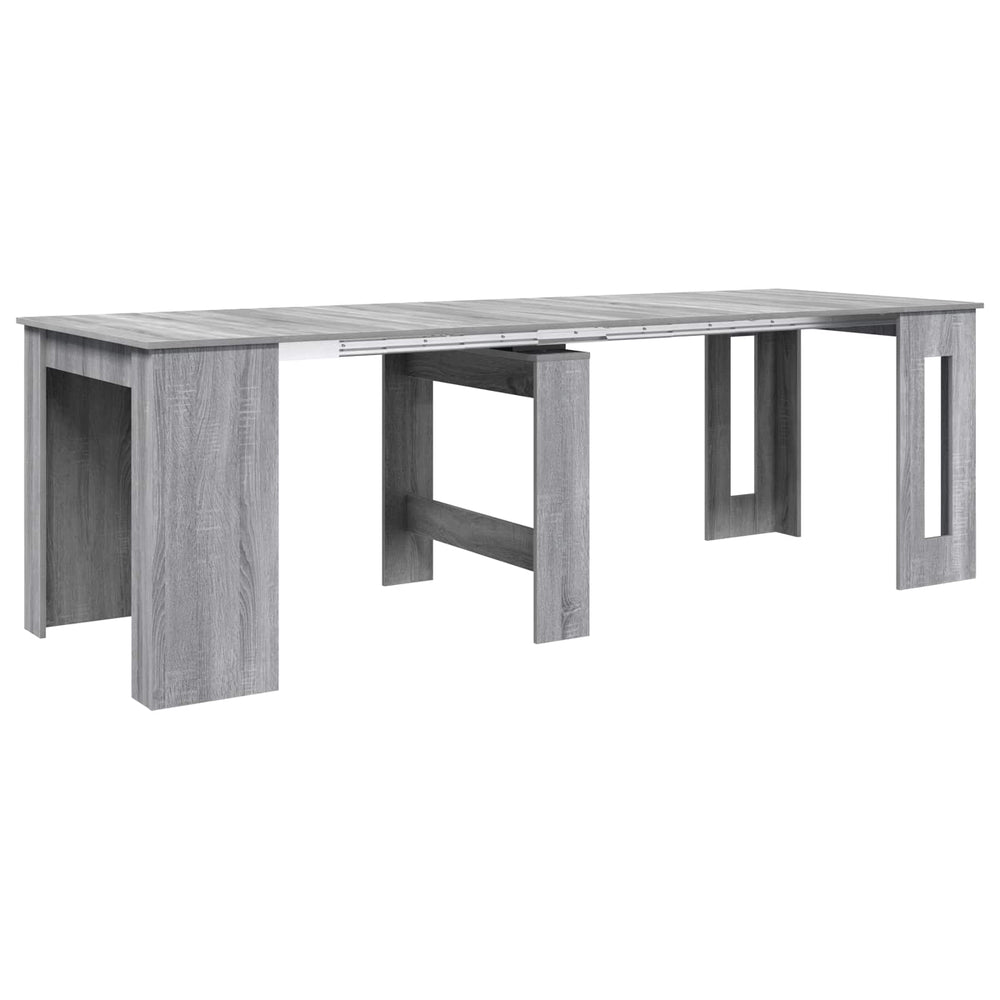 Valgomojo stalas 240 x 85 x 75 cm Apdirbta mediena Pilka Sonoma