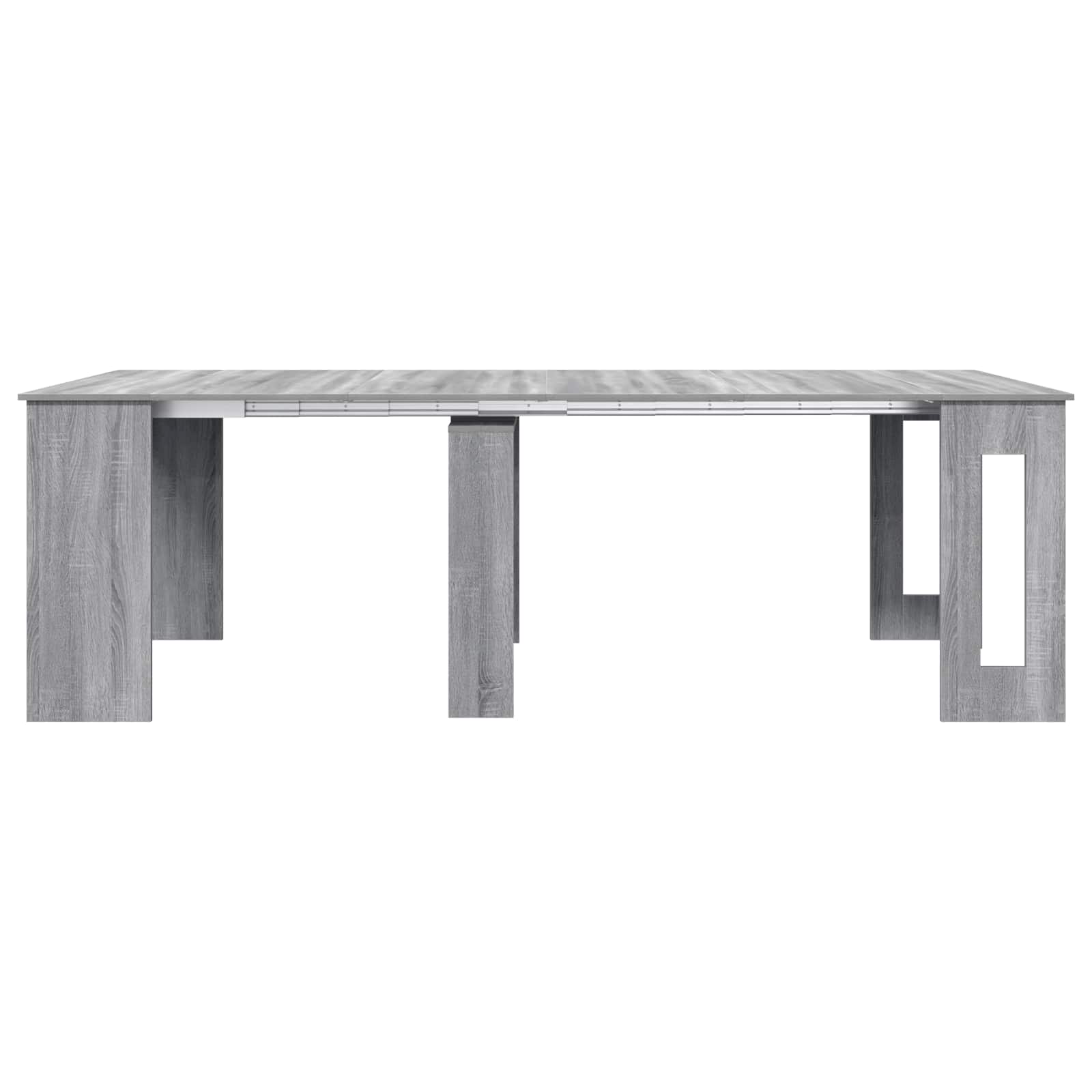 Valgomojo stalas 240 x 85 x 75 cm Apdirbta mediena Pilka Sonoma