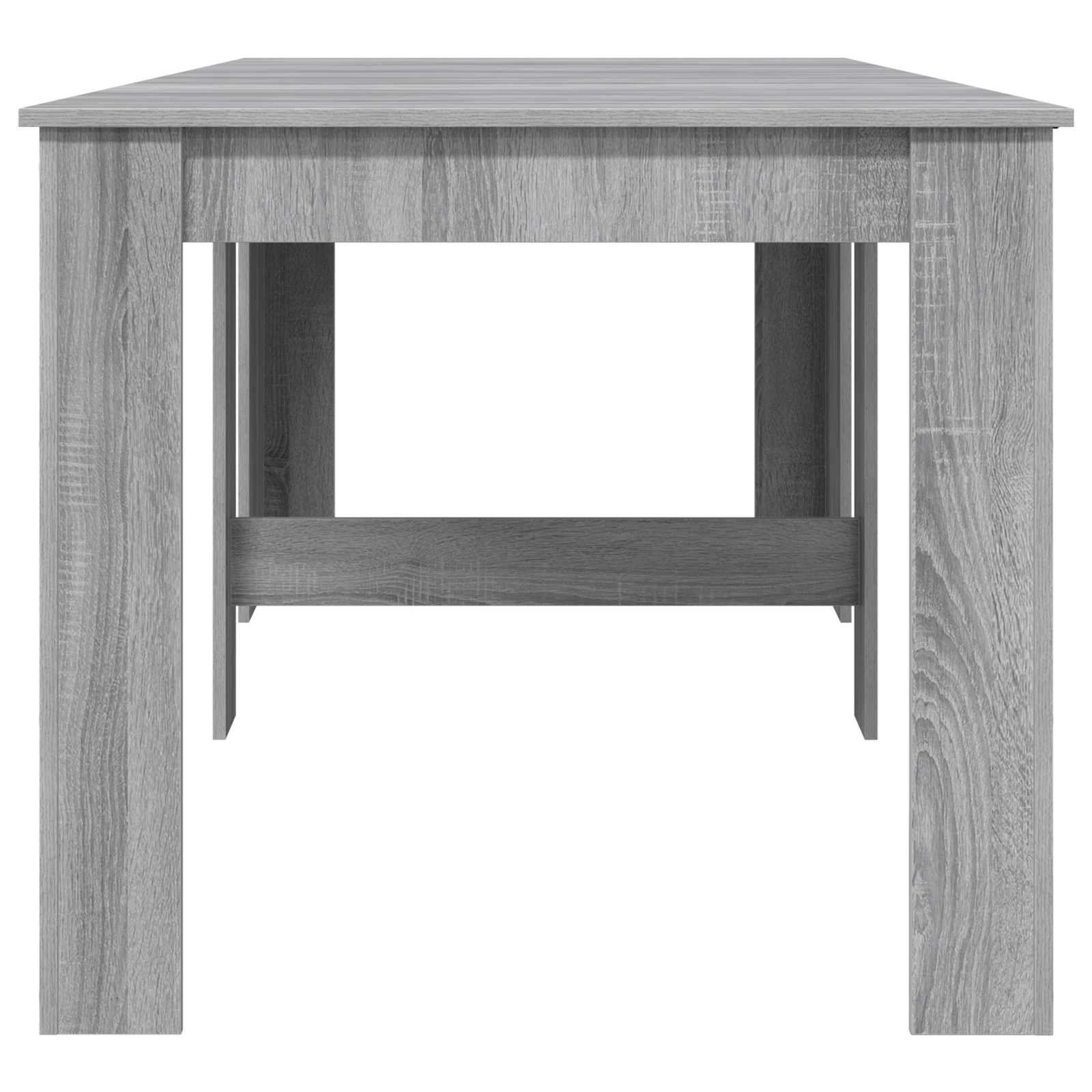 Valgomojo stalas 240 x 85 x 75 cm Apdirbta mediena Pilka Sonoma