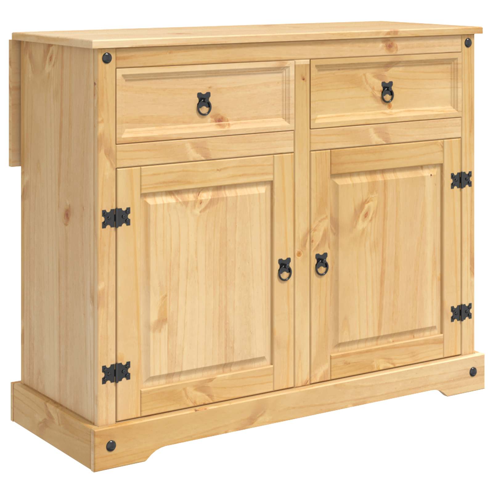 Virtuvės vežimėlis 2 pcs Medaus vaškas 112 x 70 x 91,5 cm