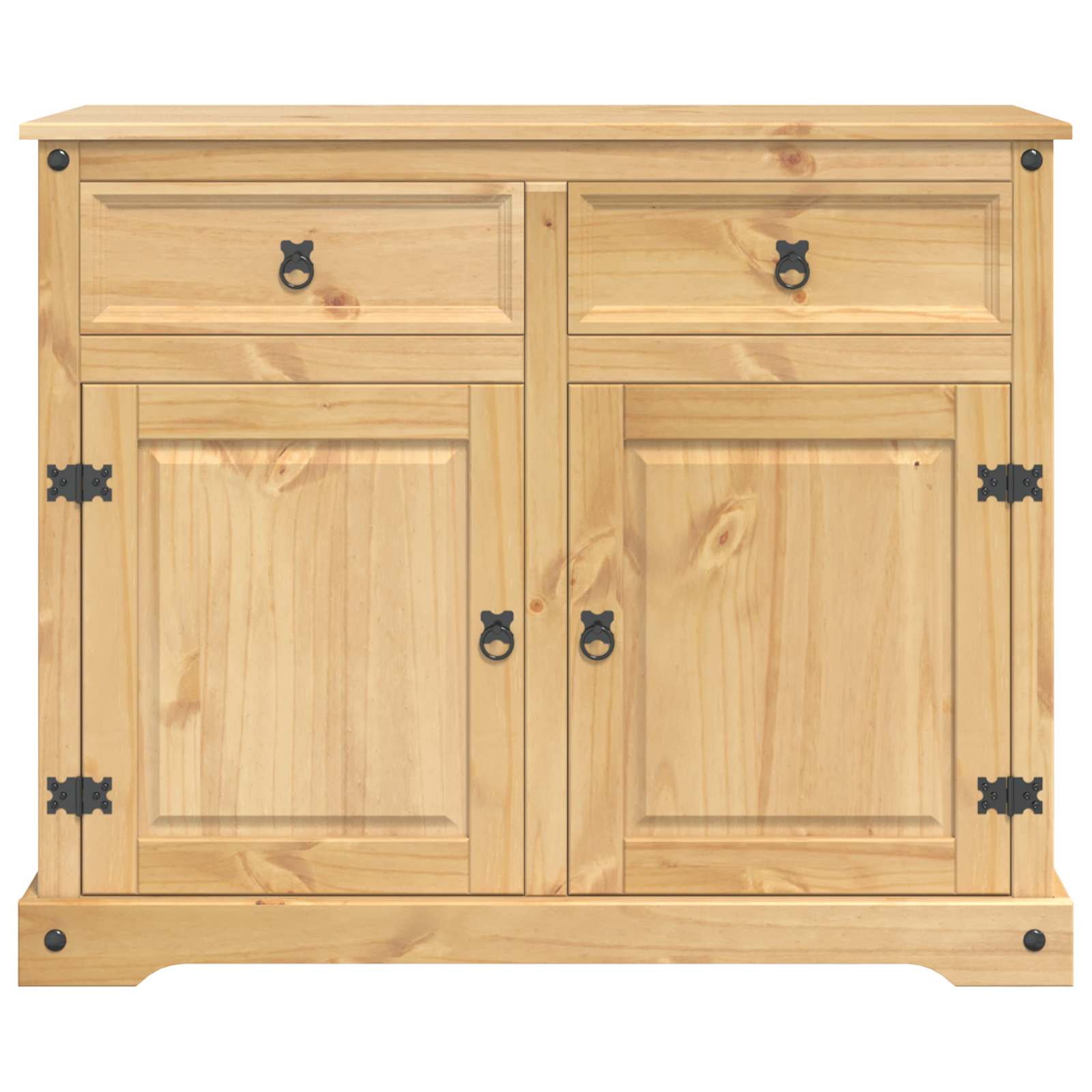 Virtuvės vežimėlis 2 pcs Medaus vaškas 112 x 70 x 91,5 cm