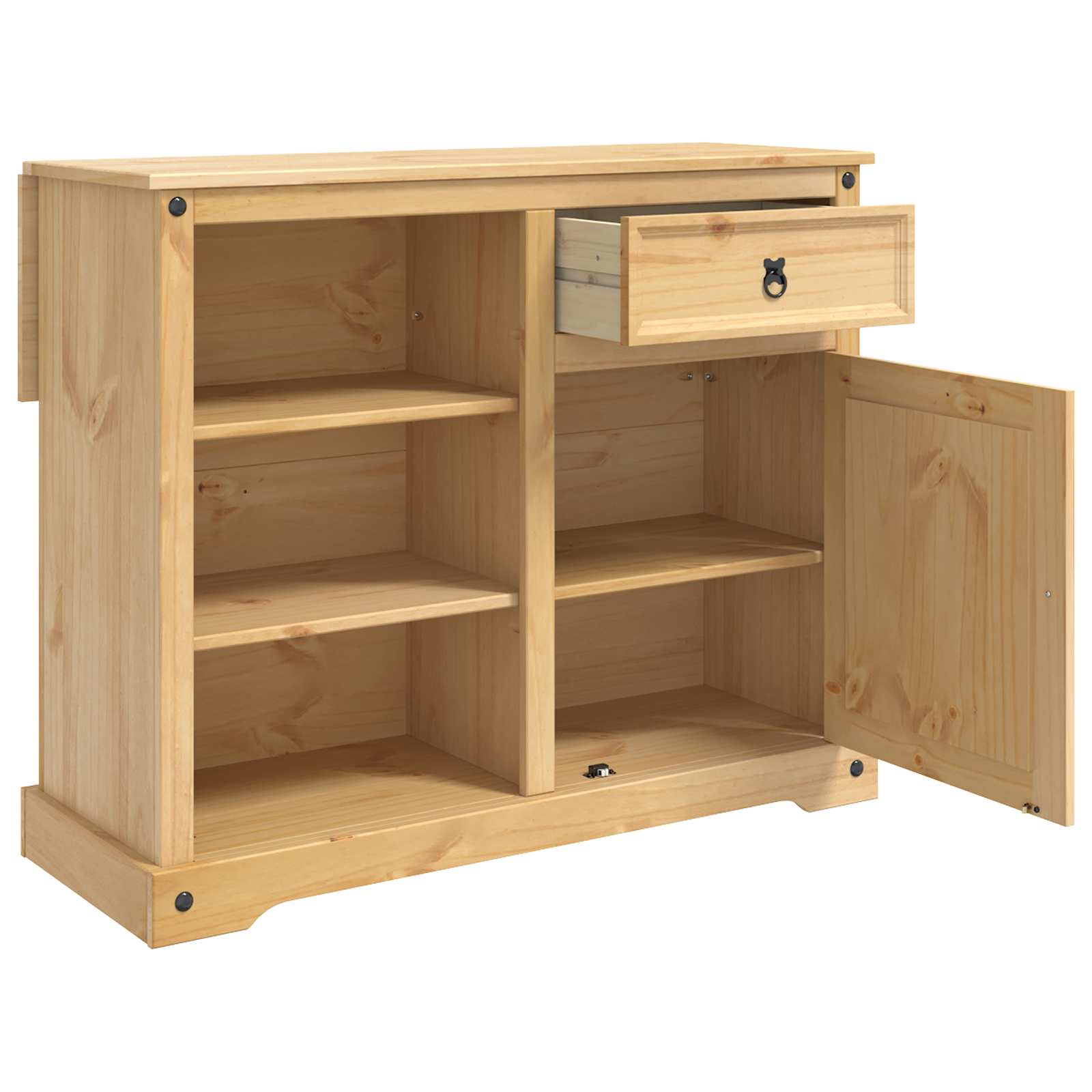 Virtuvės vežimėlis 2 pcs Medaus vaškas 112 x 70 x 91,5 cm