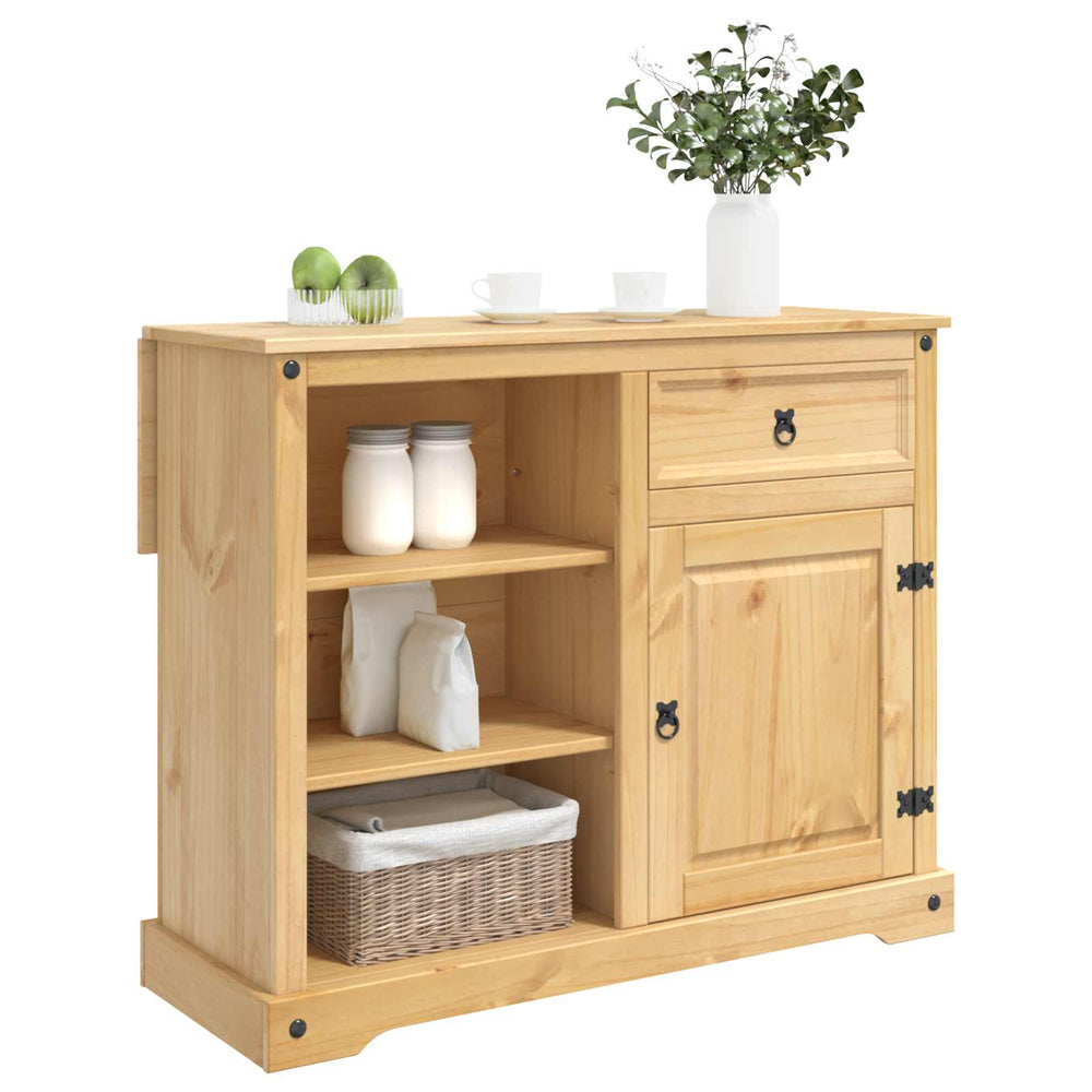 Virtuvės vežimėlis 2 pcs Medaus vaškas 112 x 70 x 91,5 cm