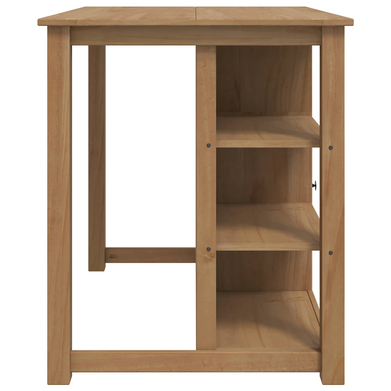 Virtuvės vežimėlis PANAMA 2 pcs Medaus vaškas 112 x 77 x 90 cm