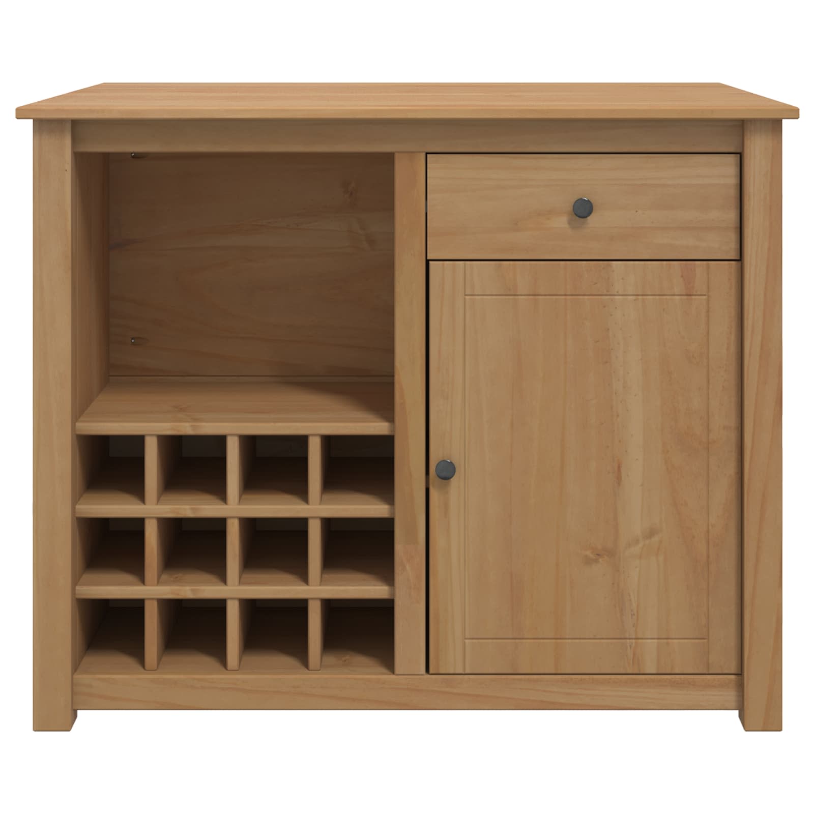 Virtuvės vežimėlis PANAMA 2 pcs Medaus vaškas 112 x 77 x 90 cm