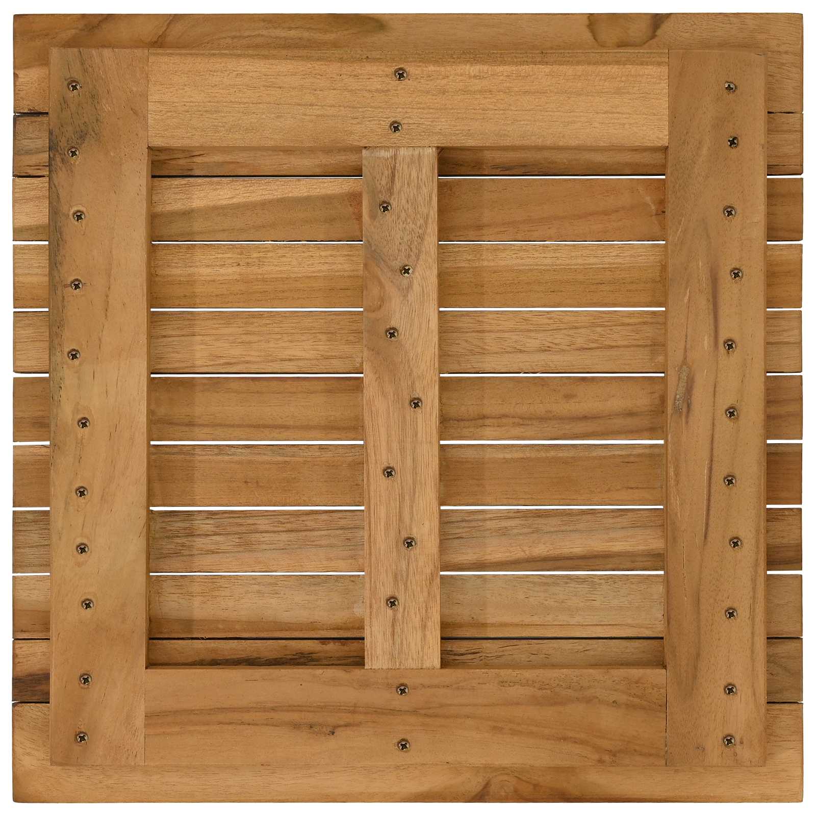 Stalo viršus 40 x 40 x 3,5 cm Kvadrato Kieto teka medžio