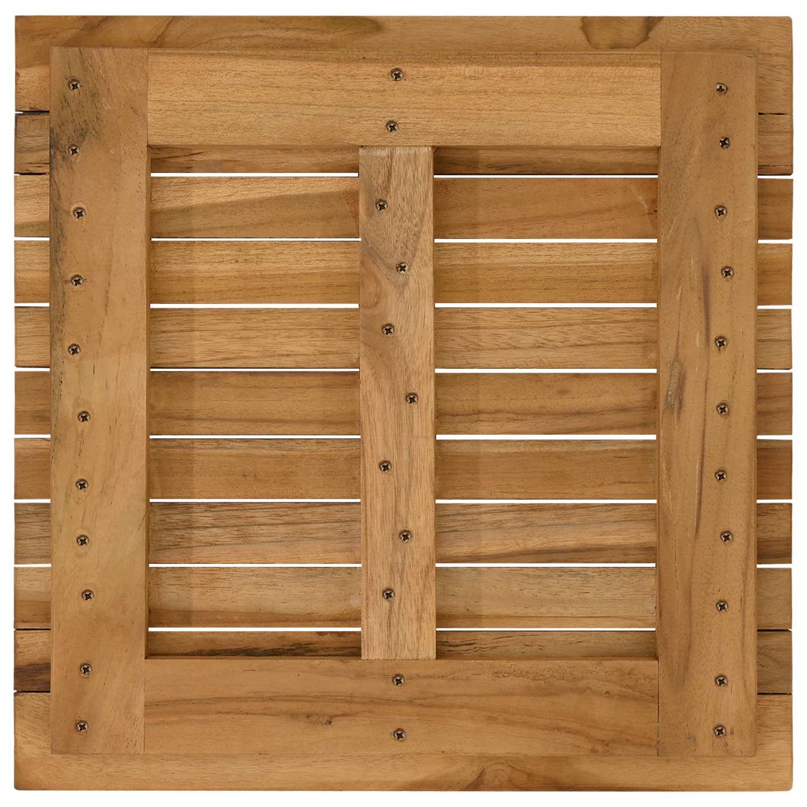 Stalo viršus 50 x 50 x 3,5 cm Kvadrato Kieto teka medžio