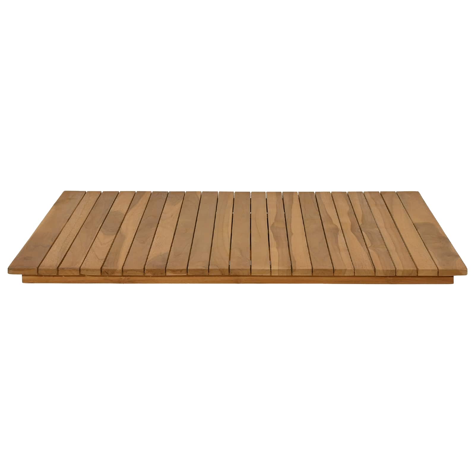 Stalo viršus 80 x 80 x 3,5 cm Kvadrato Kieto teka medžio