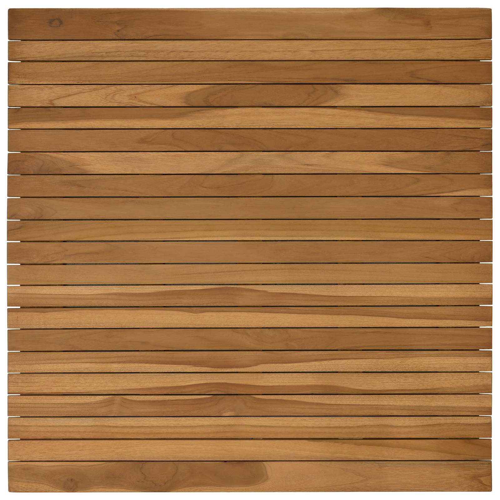 Stalo viršus 80 x 80 x 3,5 cm Kvadrato Kieto teka medžio