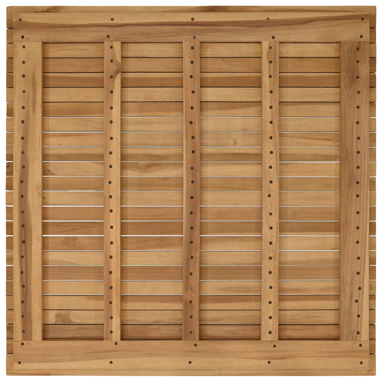 Stalo viršus 90 x 90 x 3,5 cm Kvadrato Kieto teka medžio