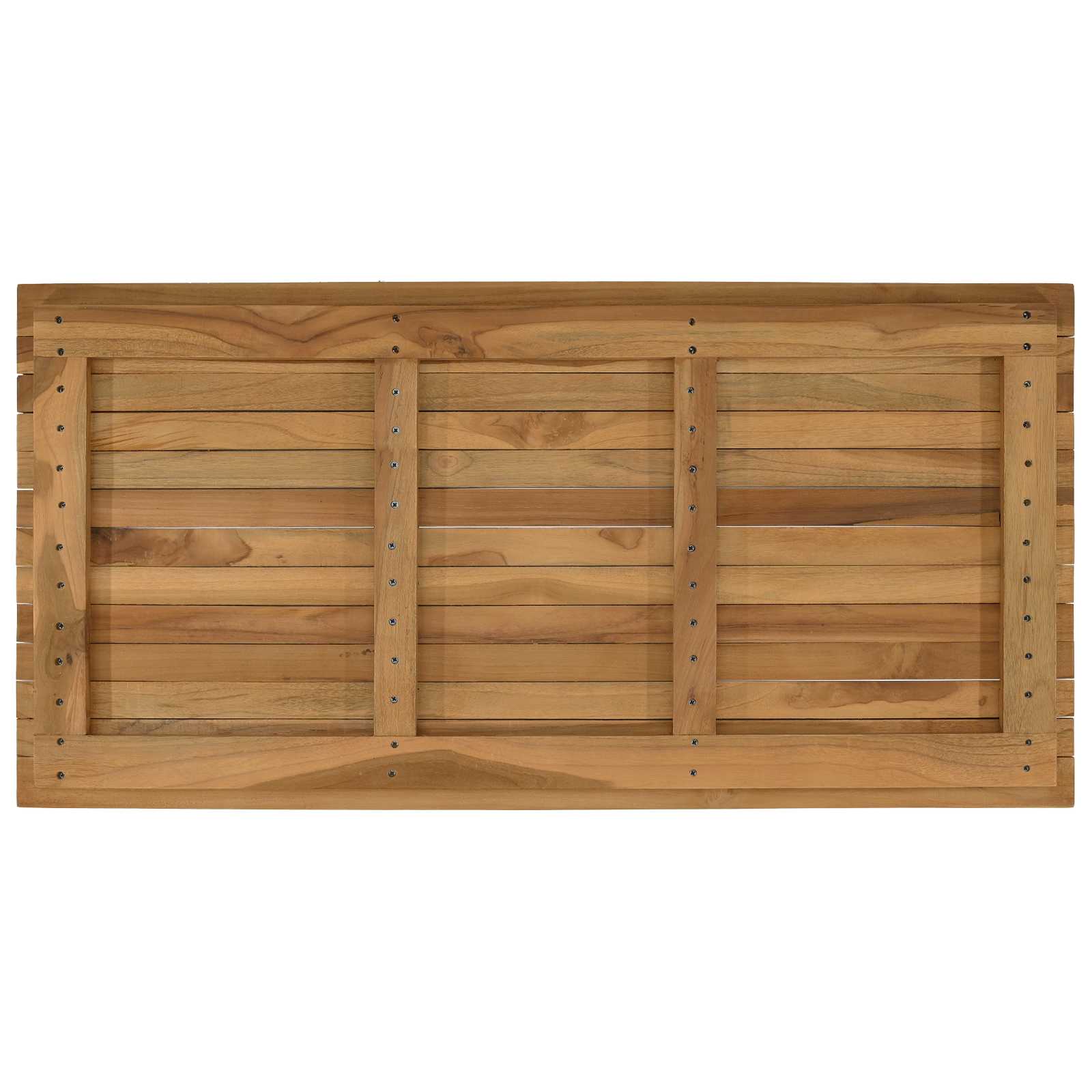 Stalo viršus 100 x 50 x 3,5 cm Stačiakampio Kieto teka medžio