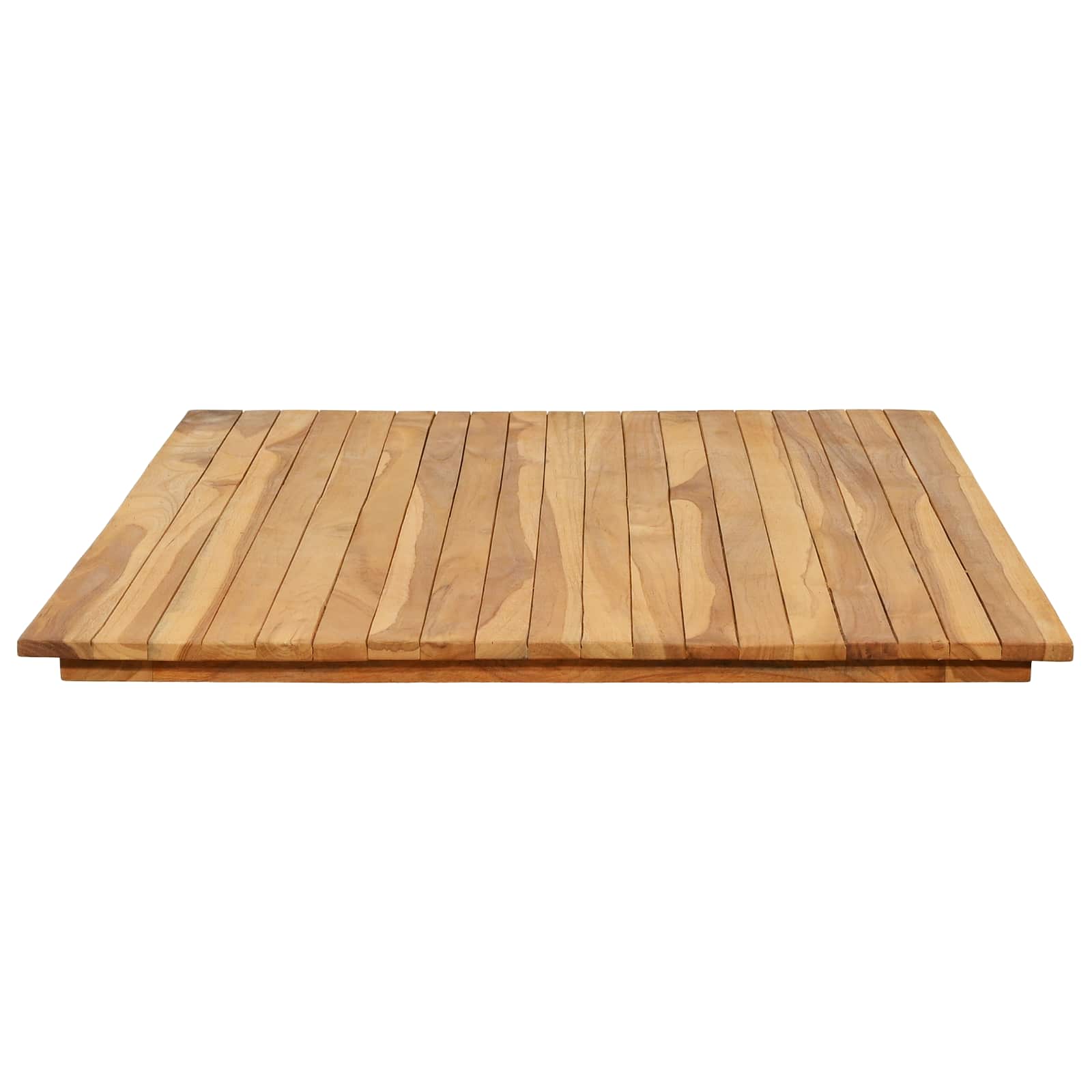 Stalo viršus 120 x 70 x 3,5 cm Stačiakampio Kieto teka medžio