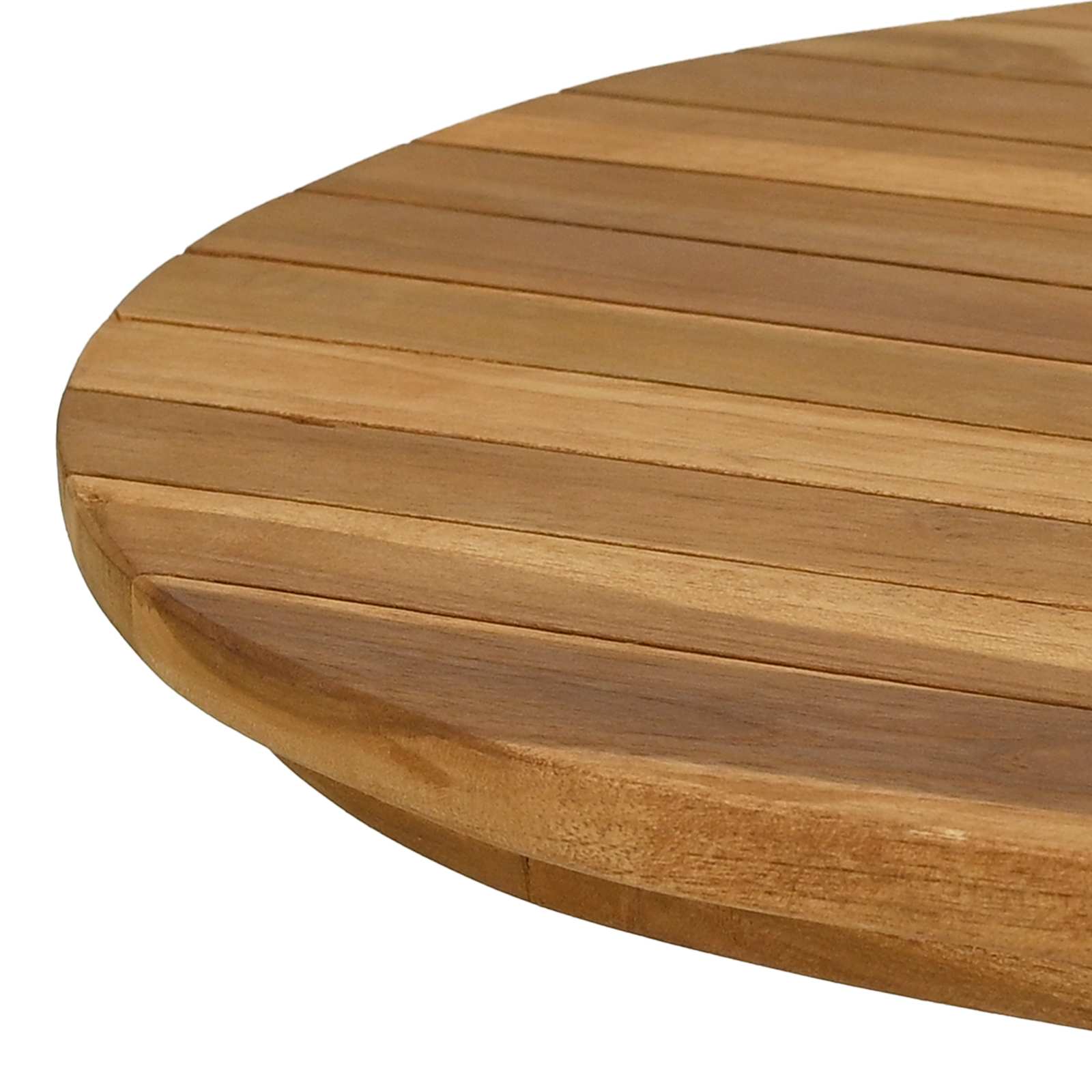 Stalo viršus 90 x 45 x 3,5 cm Ovalo Kieto teka medžio Natūrali