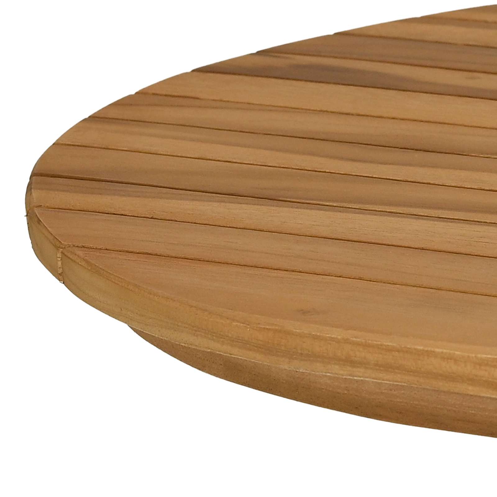 Stalo viršus 100 x 50 x 3,5 cm Ovalo Kieto teka medžio Natūrali