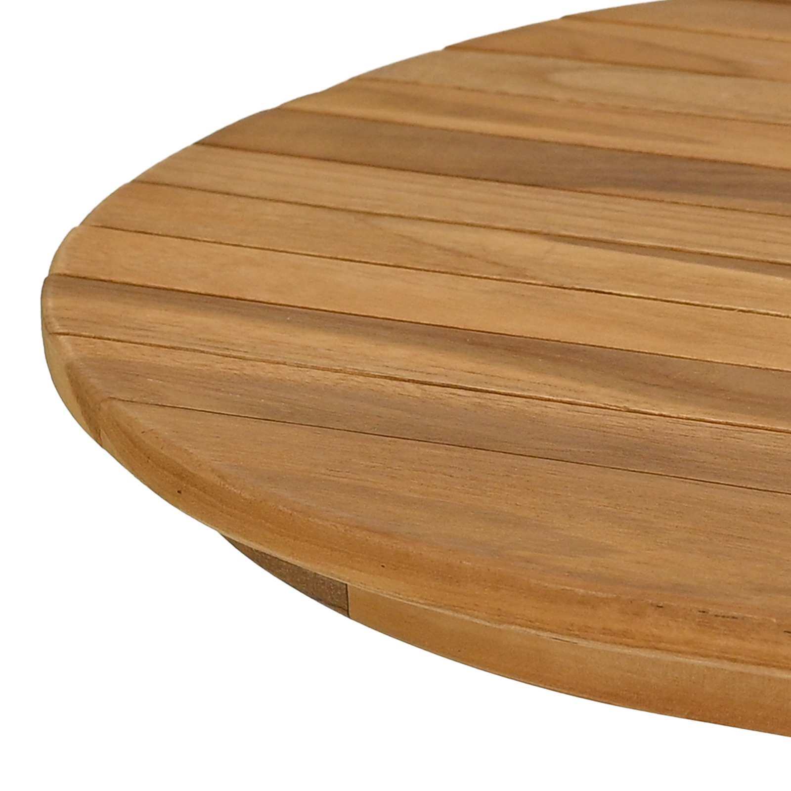 Stalo viršus 110 x 55 x 3,5 cm Ovalo Kieto teka medžio Natūrali
