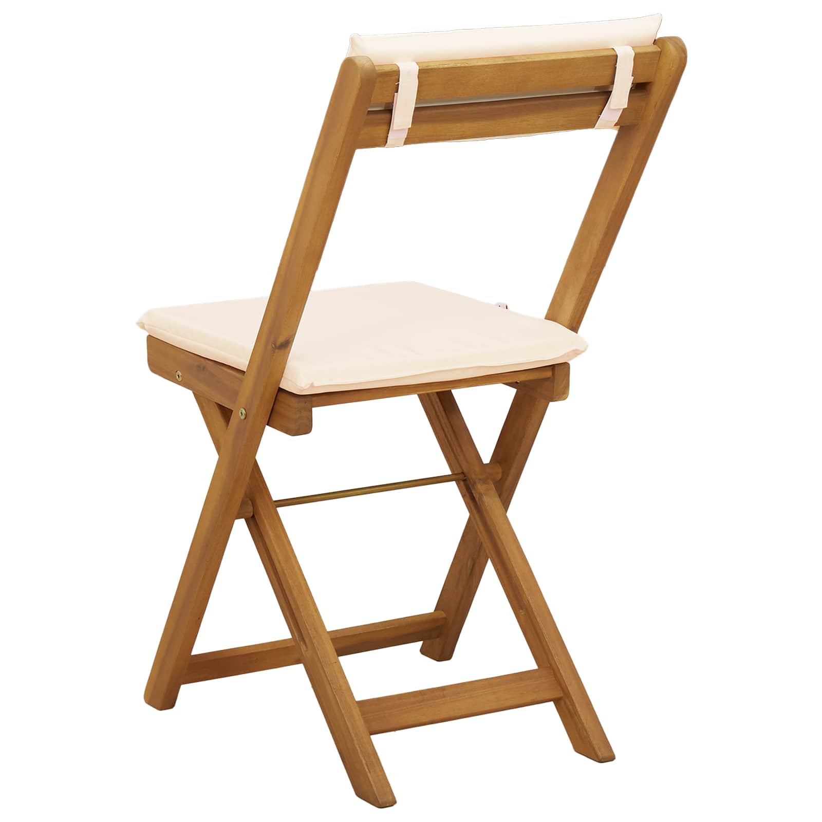 Lauko bistro kėdės 6 pcs Kreminė balta 40 x 53 x 80 cm