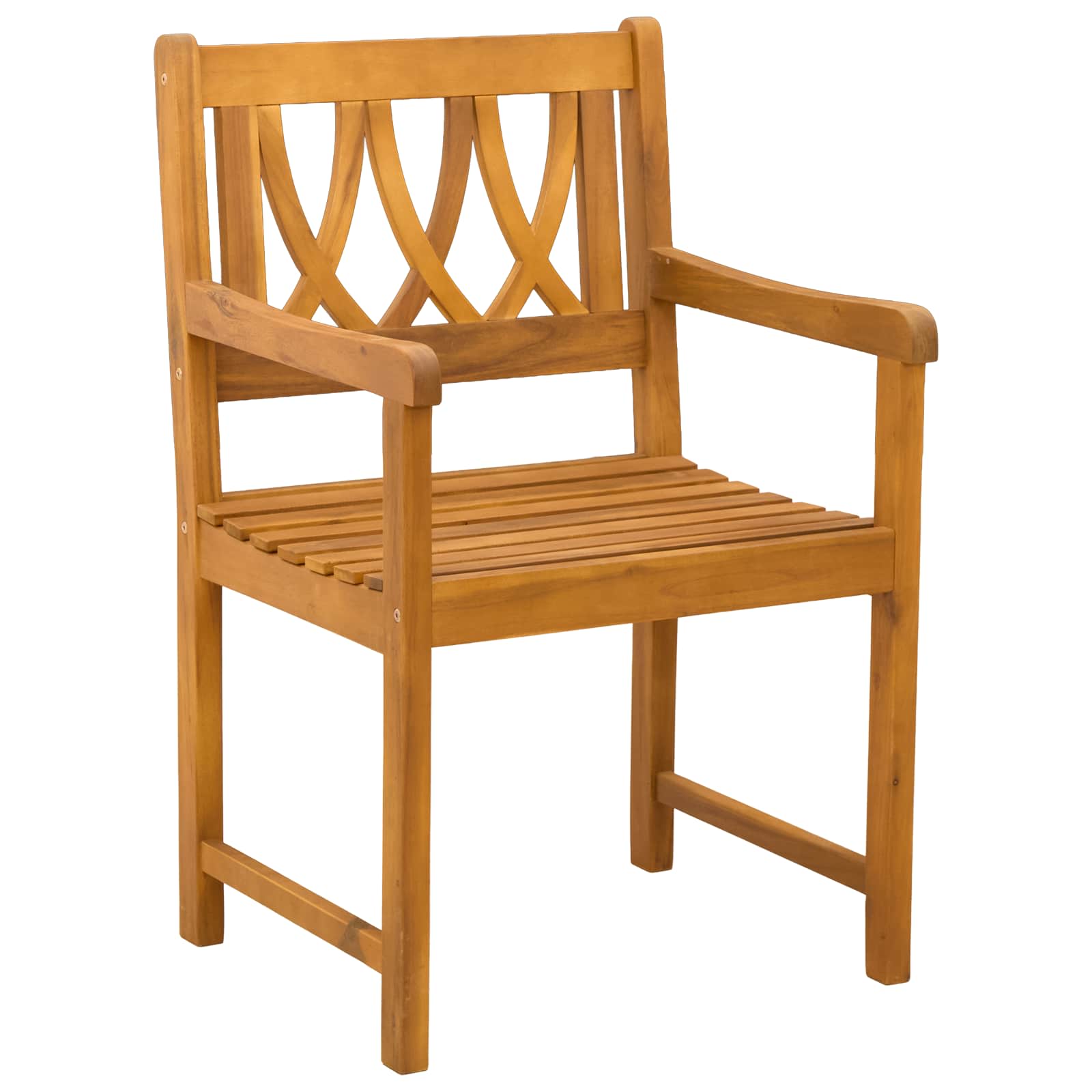 Lauko suolas 8 pcs Natūrali 56 x 55,5 x 90 cm