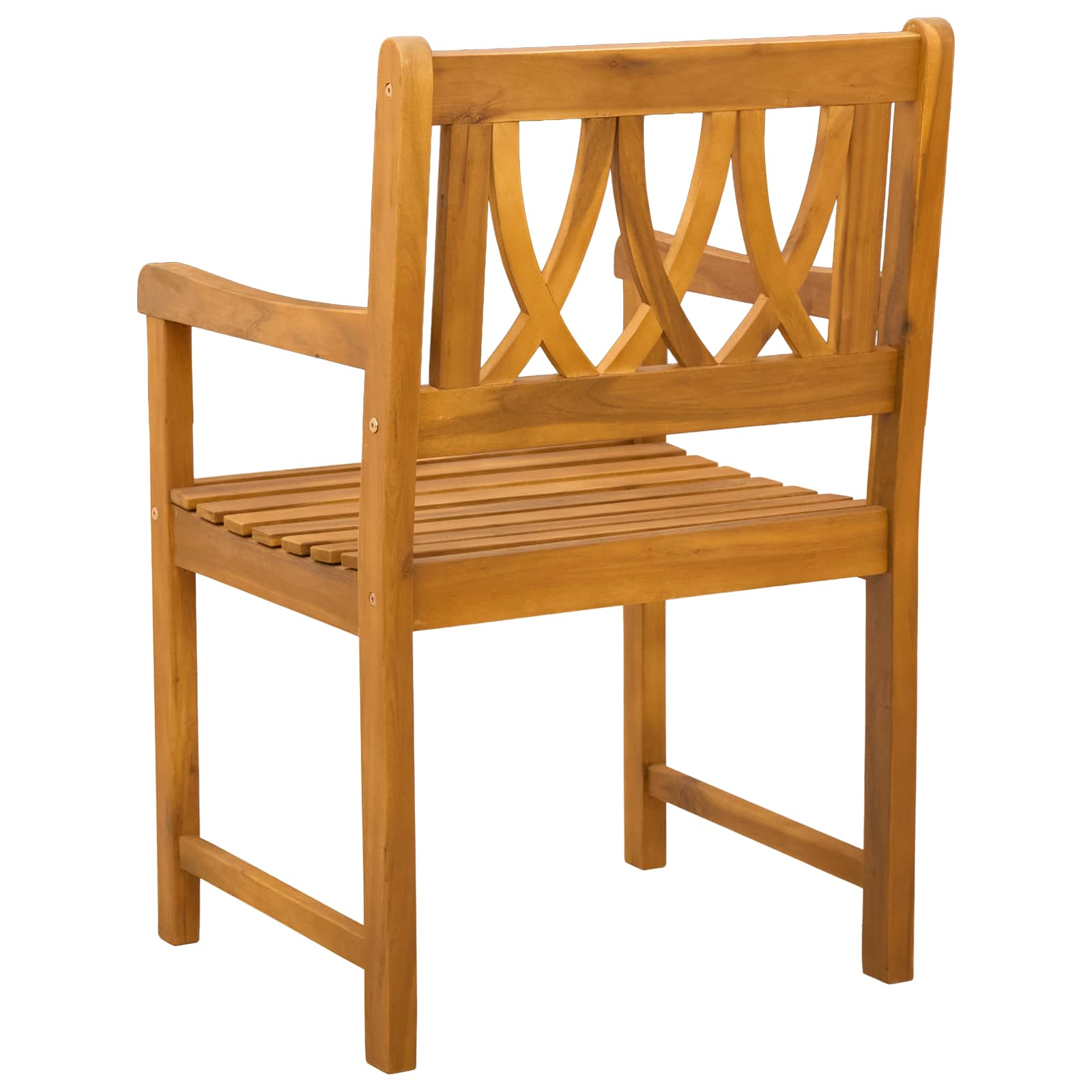 Lauko suolas 8 pcs Natūrali 56 x 55,5 x 90 cm