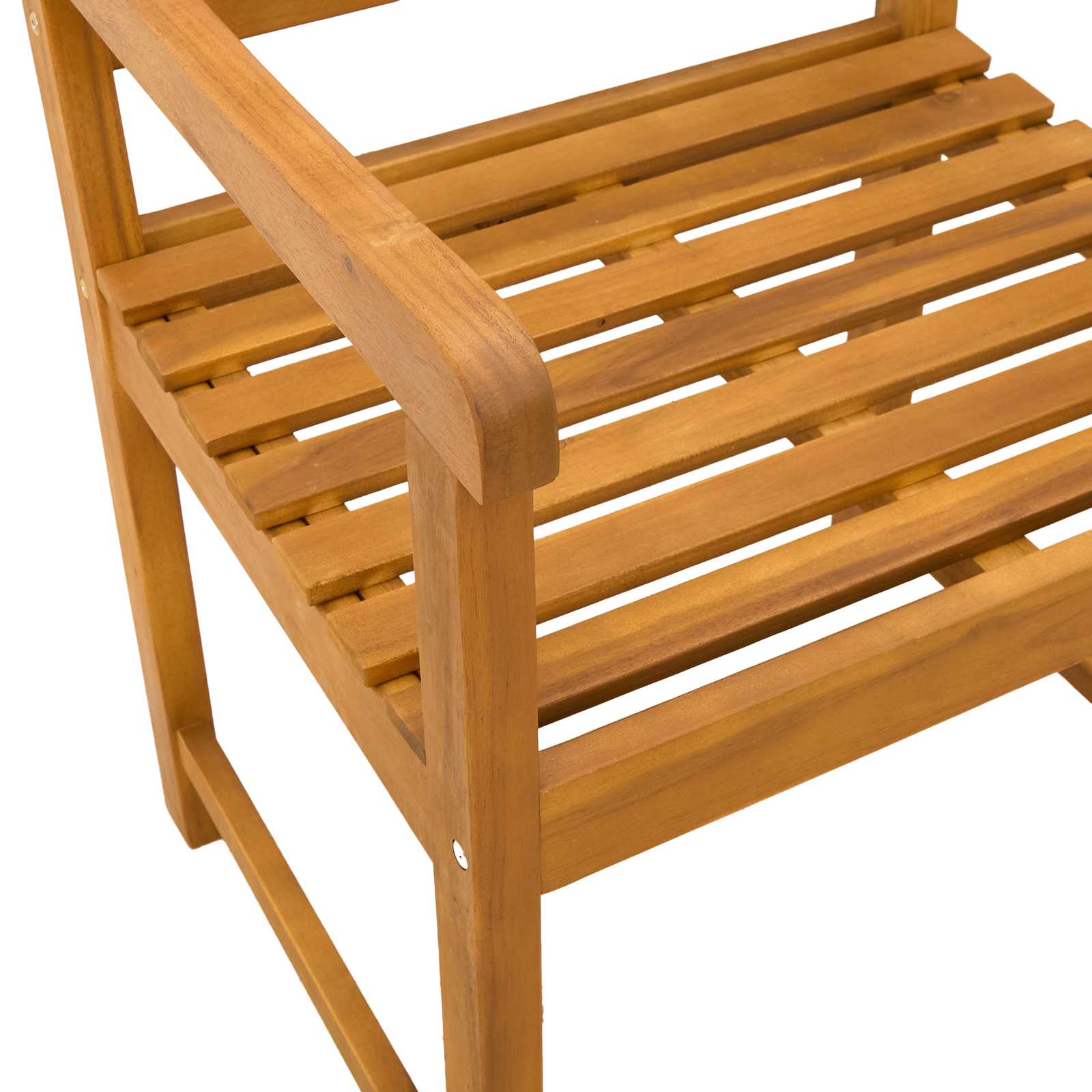 Lauko suolas 6 pcs Natūrali 56 x 55,5 x 90 cm