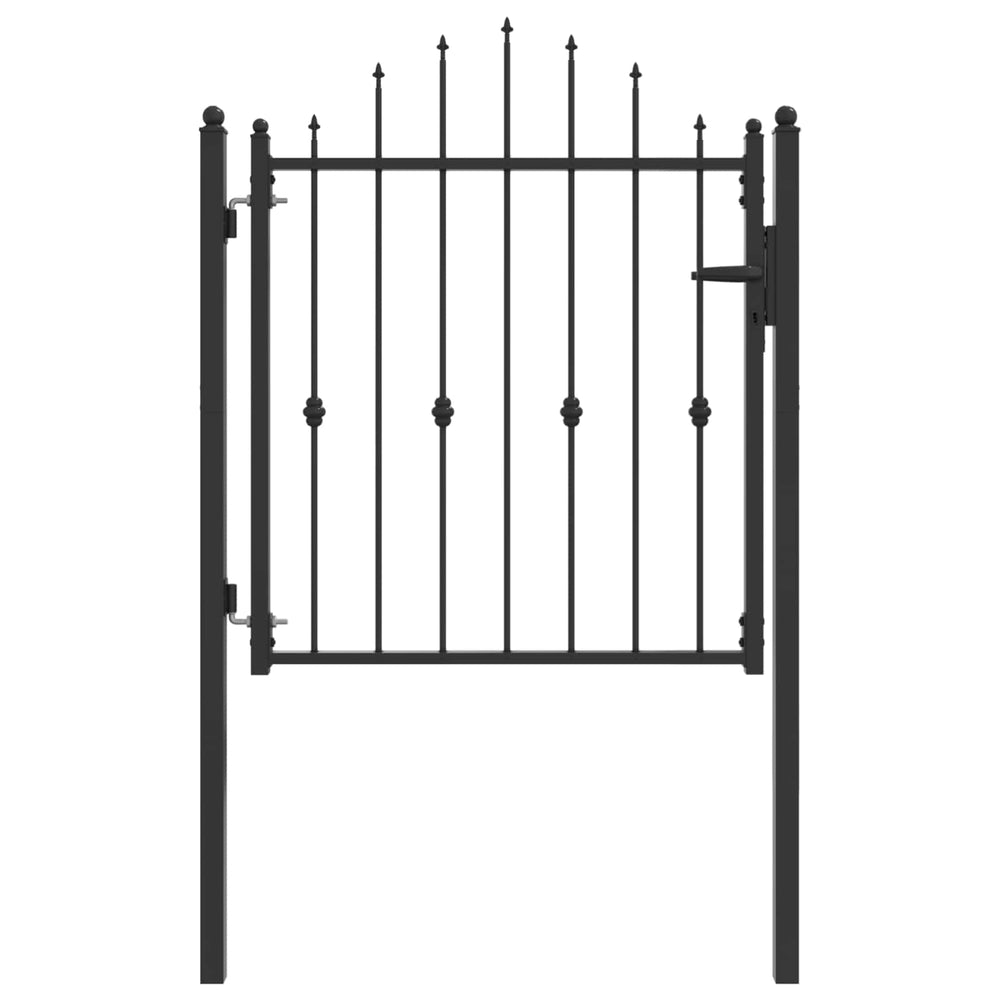 Tvora vartai HORST 100 x 100 cm Metalas Juoda Užrakintas