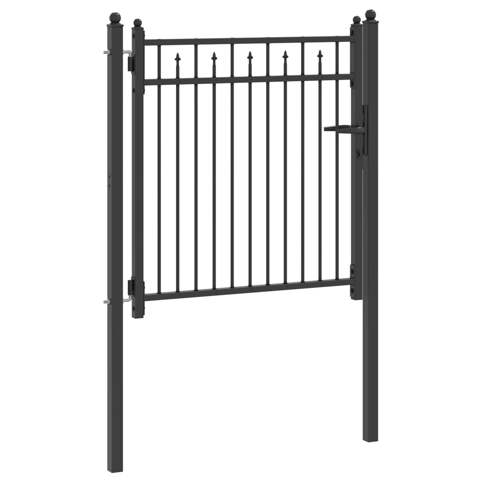 Tvora vartai HORST 100 x 100 cm Metalas Juoda Užrakintas