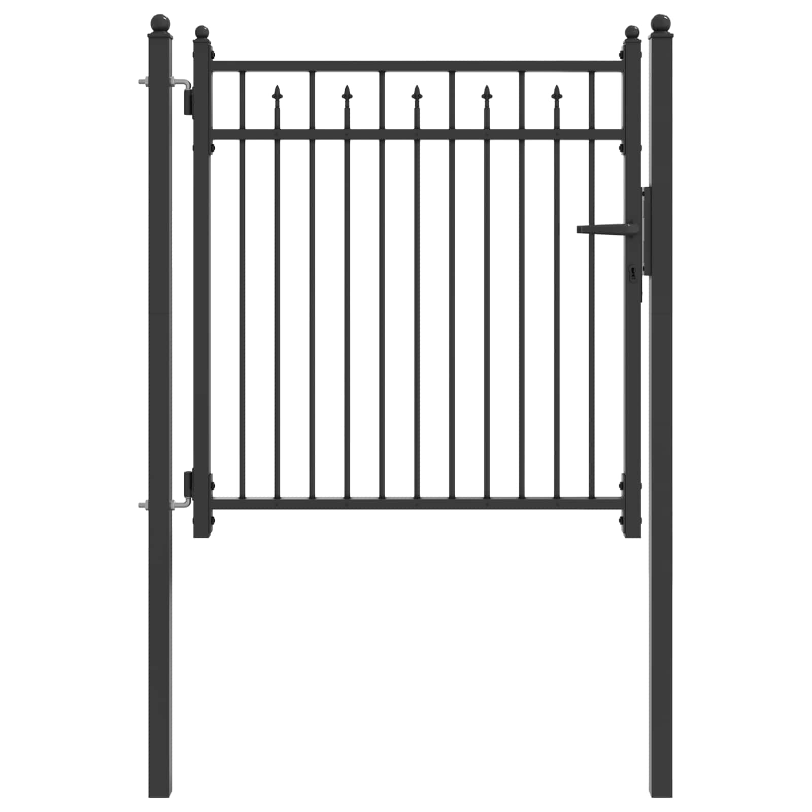 Tvora vartai HORST 100 x 100 cm Metalas Juoda Užrakintas