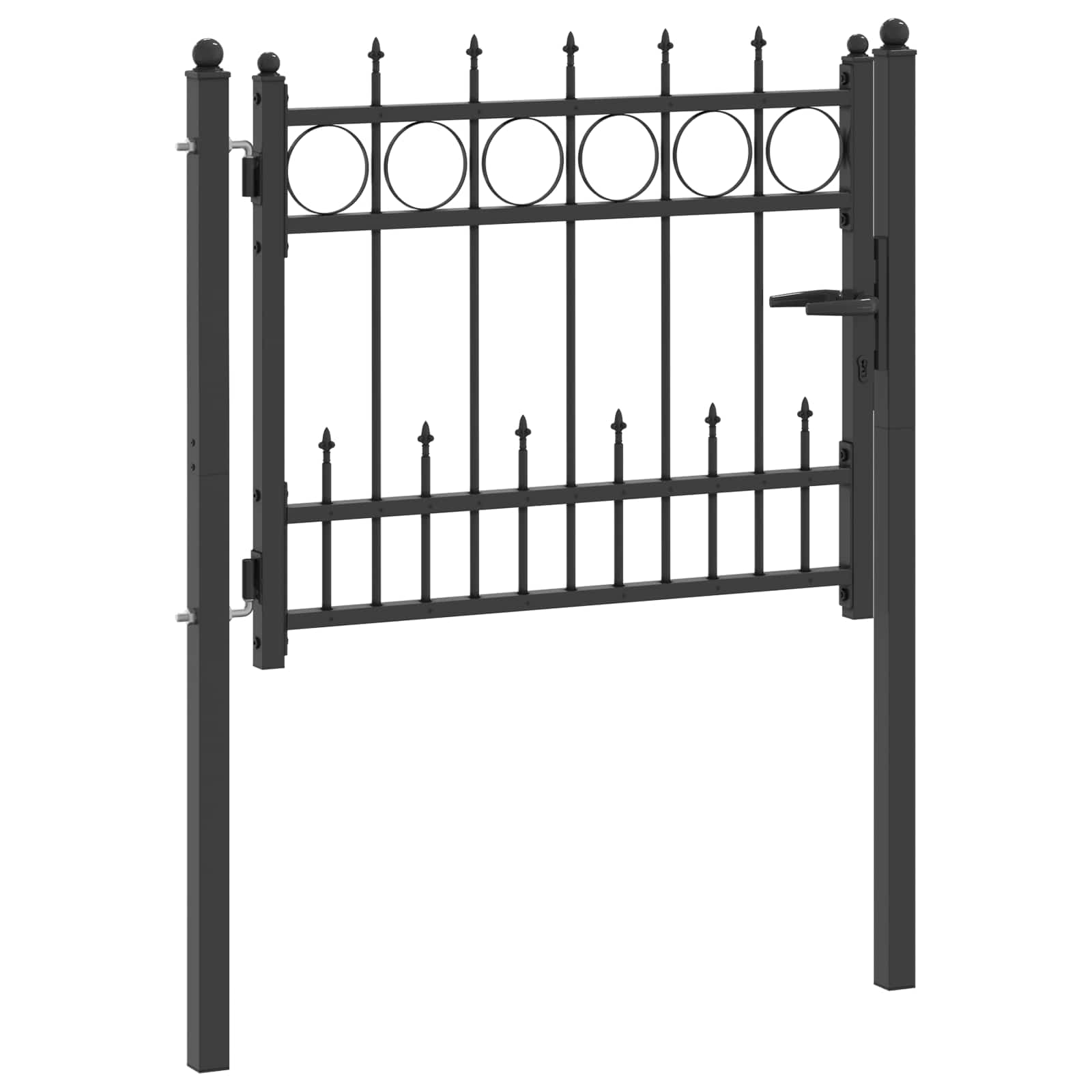 Tvora vartai HORST 100 x 75 cm Metalas Juodas Užrakintas