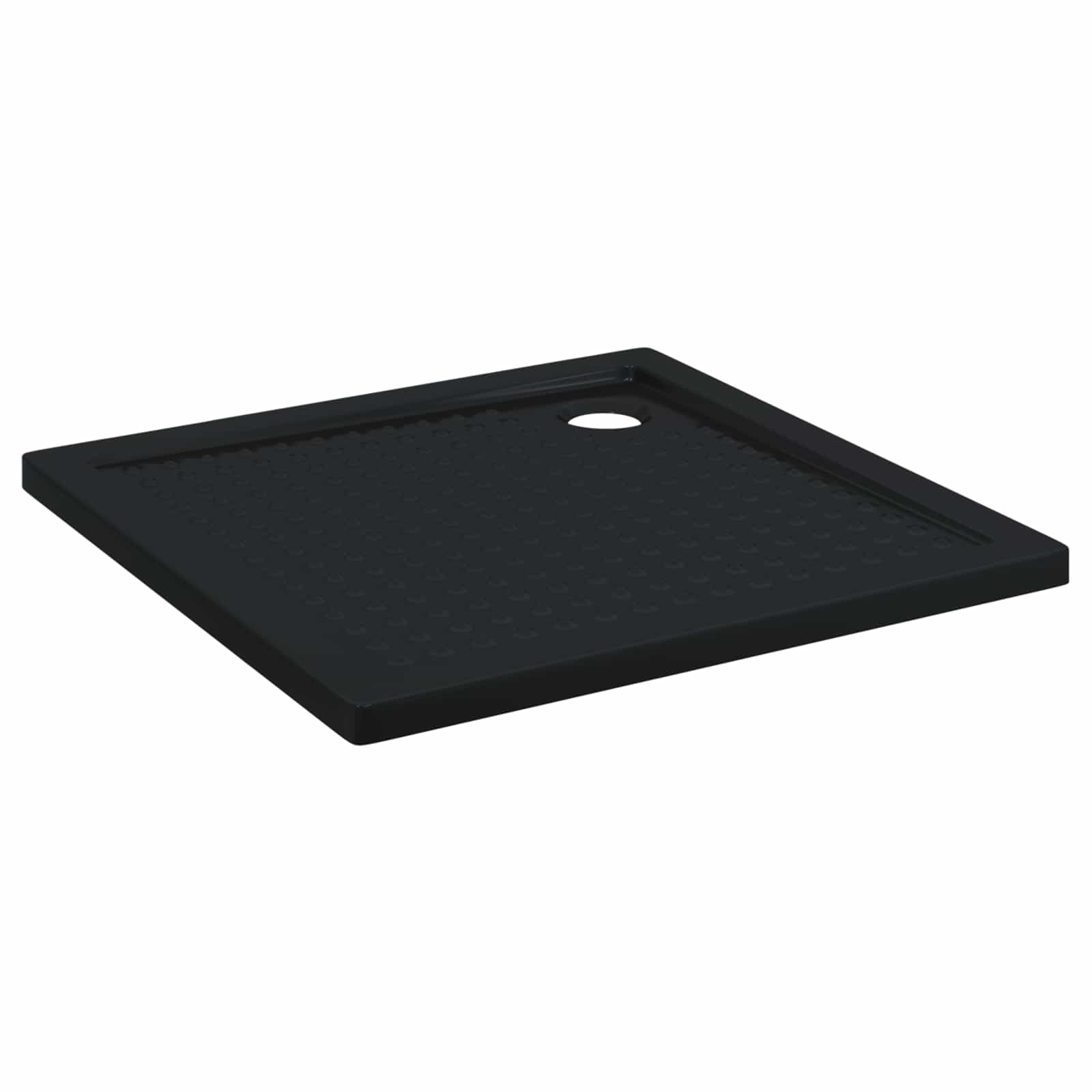 Dušo padėklas su taškais 90 x 90 x 4 cm ABS Juoda