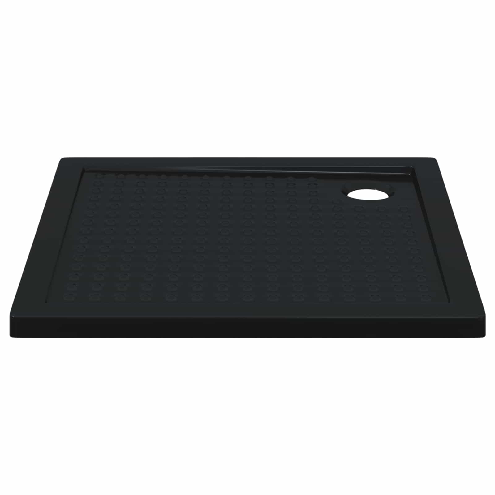 Dušo padėklas su taškais 90 x 90 x 4 cm ABS Juoda
