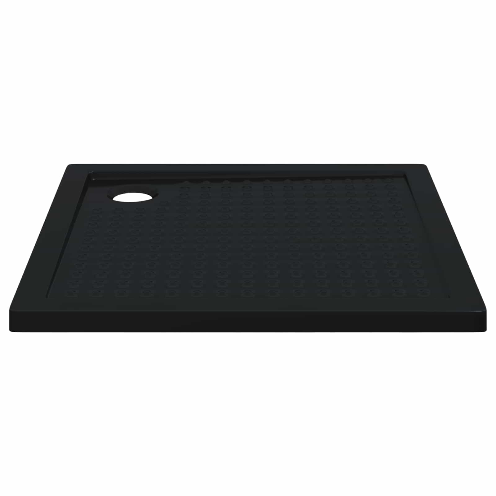 Dušo padėklas su taškais 90 x 90 x 4 cm ABS Juoda