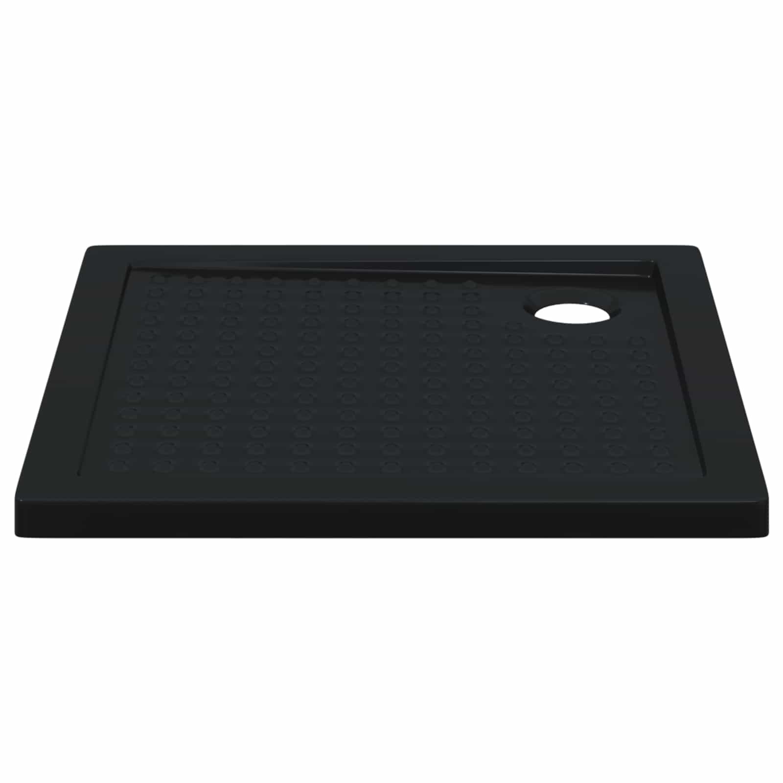 Dušo padėklas su taškais 80 x 80 x 4 cm ABS Juoda