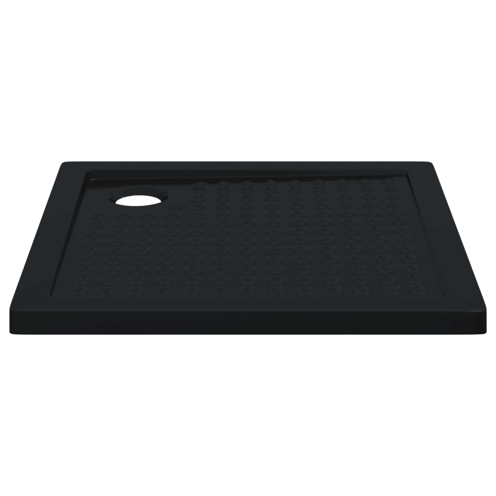 Dušo padėklas su taškais 80 x 80 x 4 cm ABS Juoda
