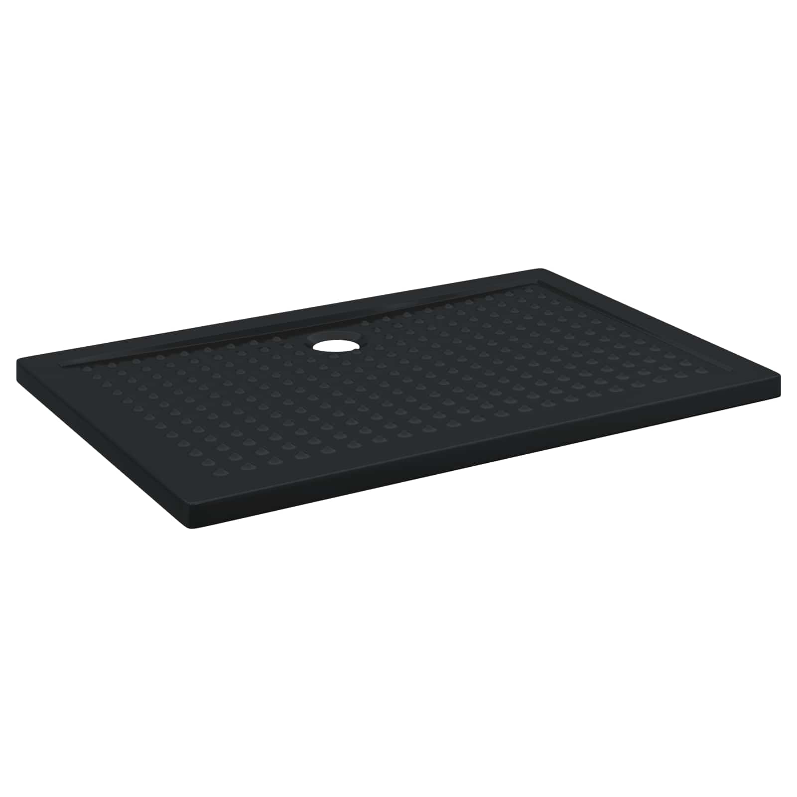 Dušas paliktnis ar punktiem Melns 120 x 80 x 4 cm ABS