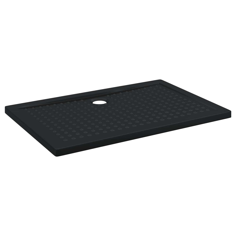 Dušo padėklas su taškais Juodas 120 x 80 x 4 cm ABS