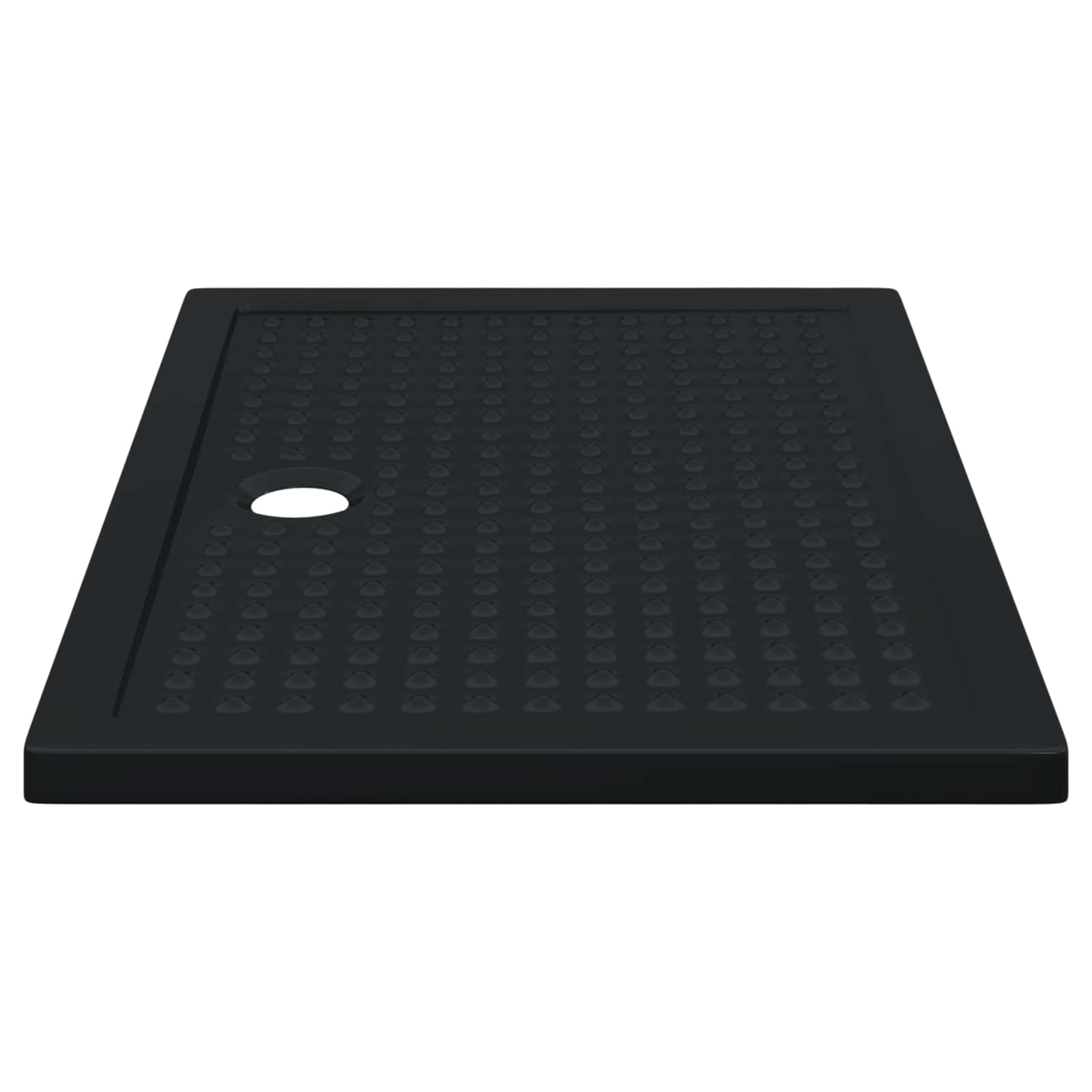 Dušas paliktnis ar punktiem Melns 120 x 80 x 4 cm ABS