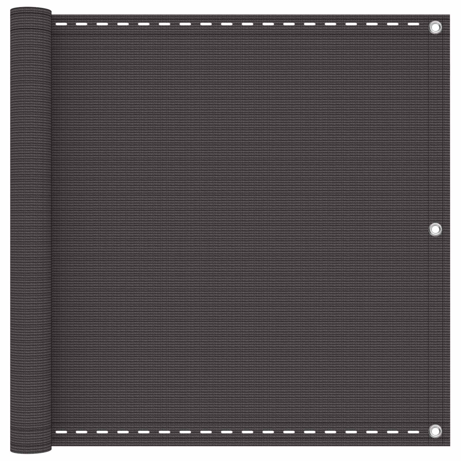 Balkono Ekranas Antracito 90 x 700 cm HDPE ir aliuminis