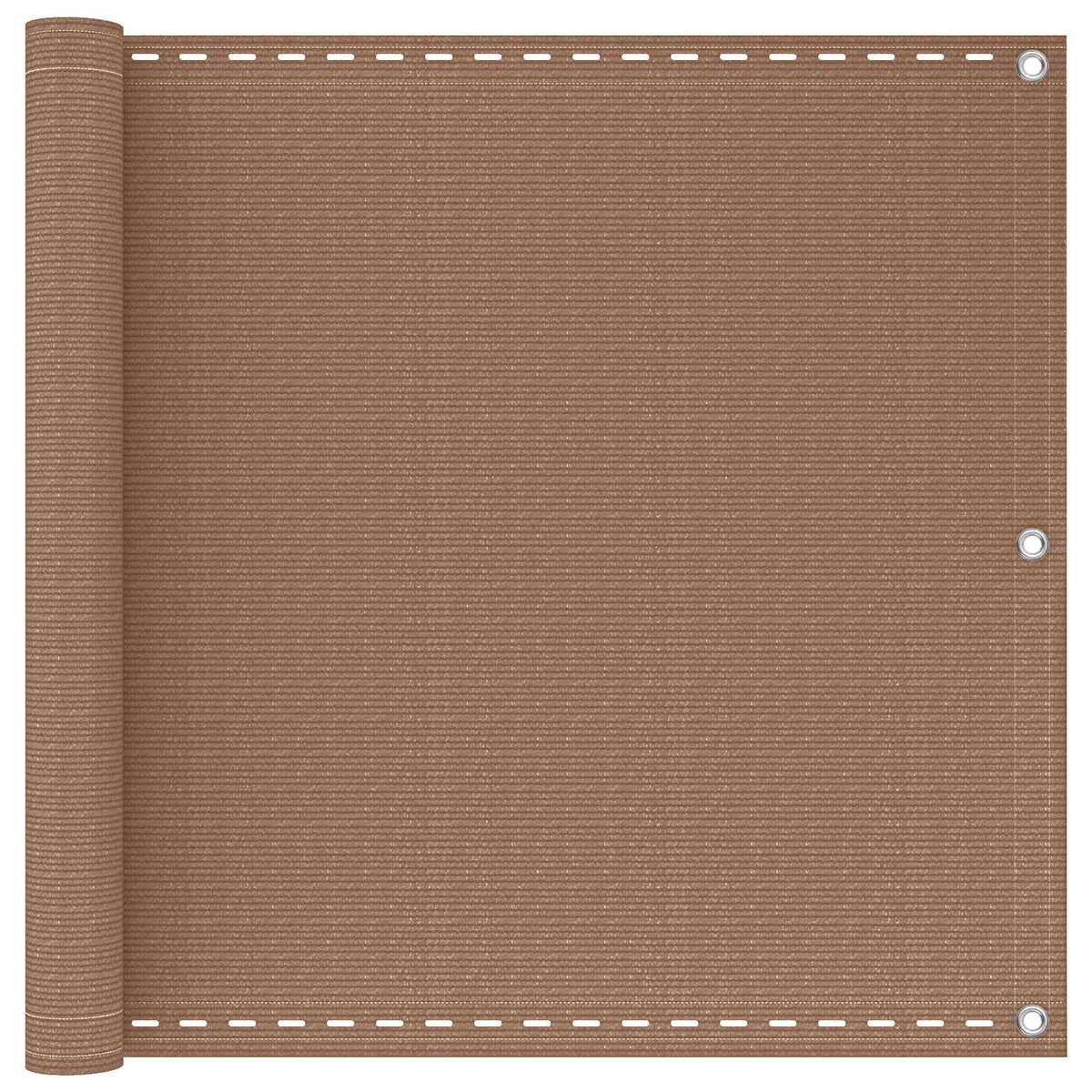 Balkono Ekranas 75 x 800 cm HDPE ir aliuminis Stačiakampio