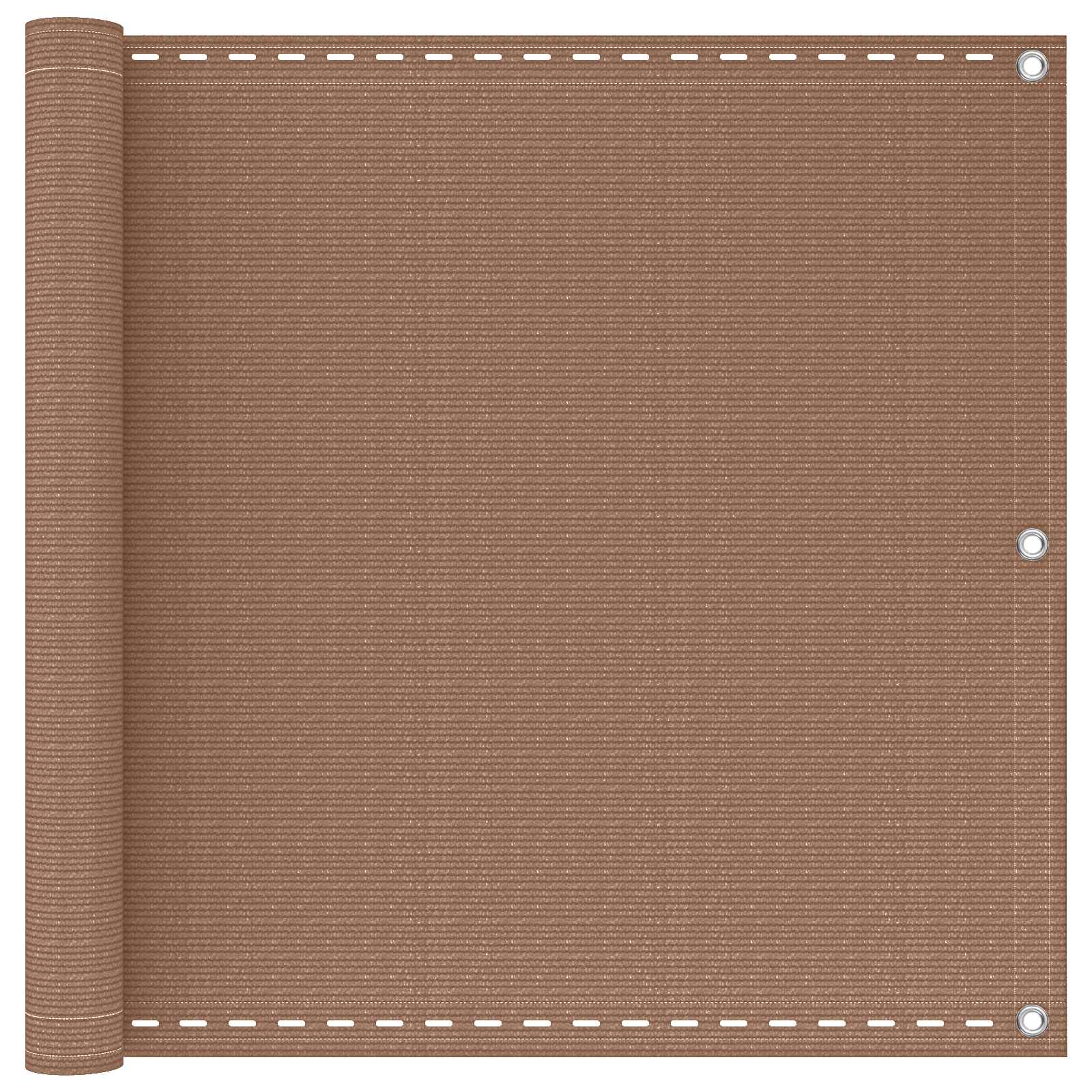 Balkono Ekranas 90 x 700 cm HDPE ir aliuminis Stačiakampio
