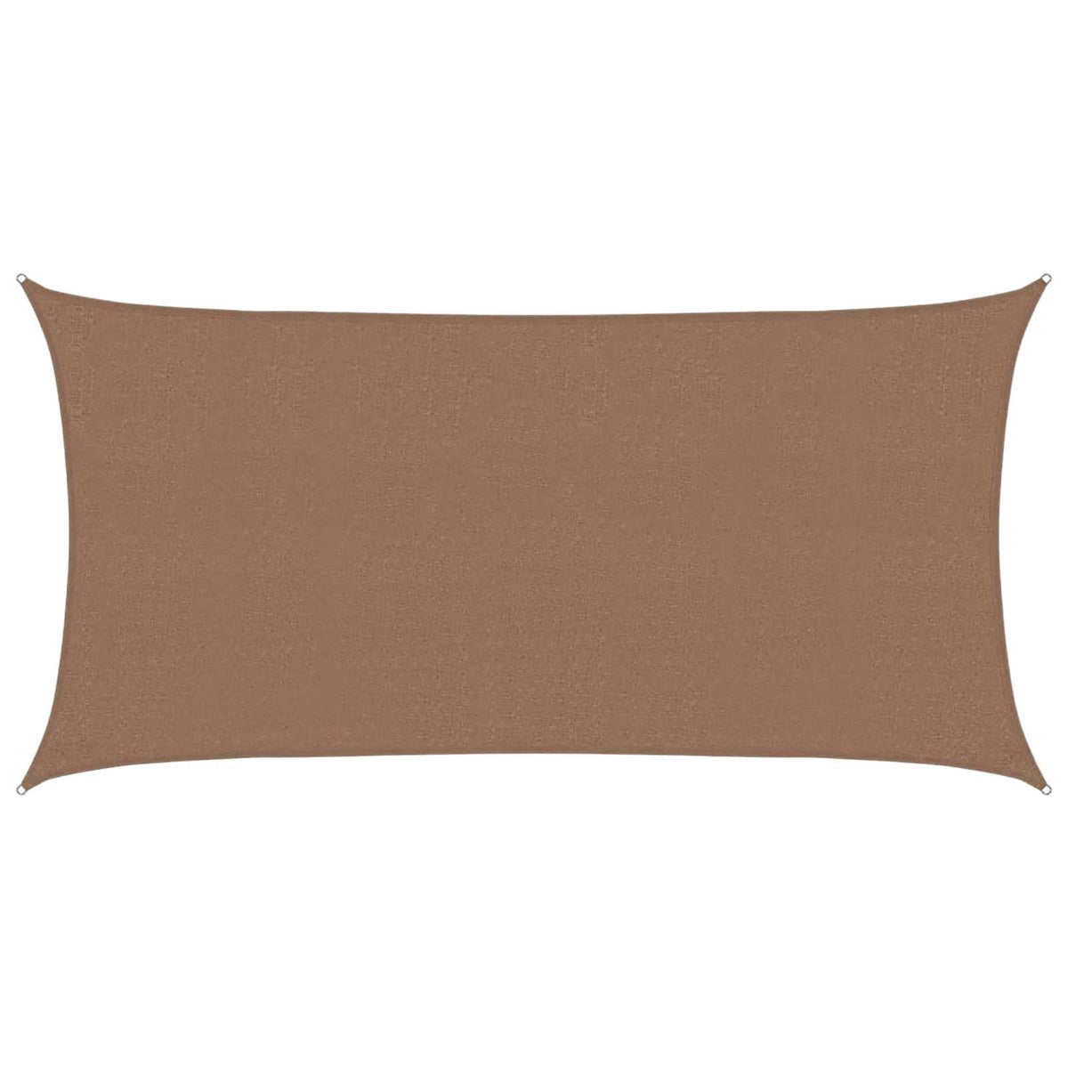 Saulės šešėlio audinys Stačiakampio 2 x 6 m HDPE Taupe