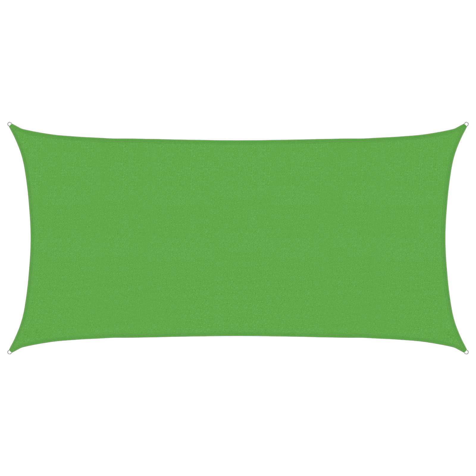 Saulės šešėlio audinys Šviesiai žalia 2,5 x 6 m HDPE