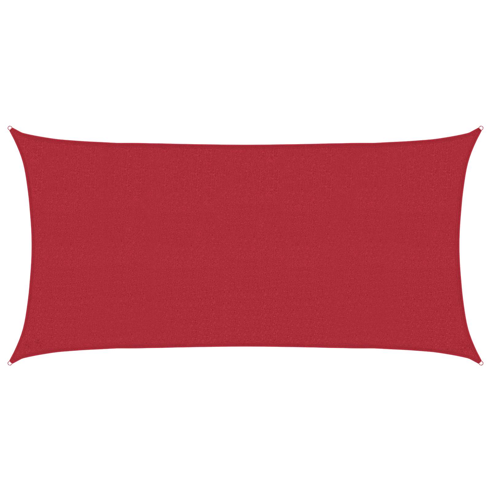 Saulės šešėlio audinys Raudona 2,5 x 6 m HDPE
