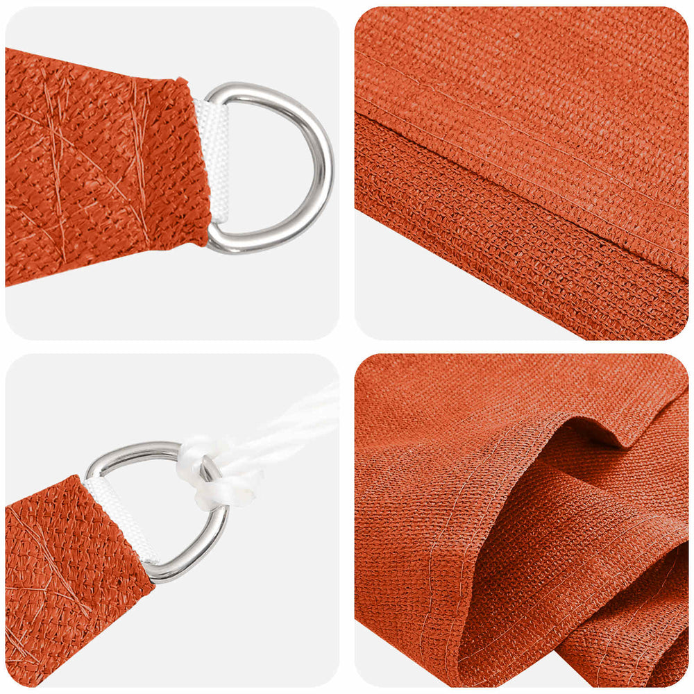 Saulės šešėlio audinys Oranžinė 2,5 x 6 m HDPE