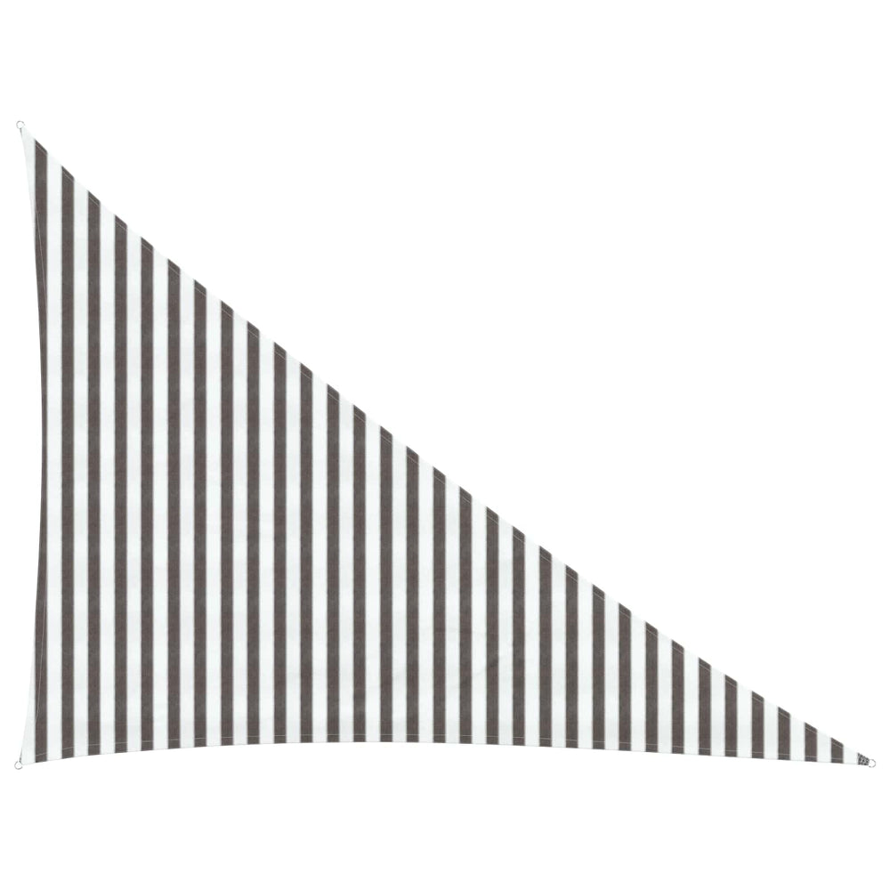 Saulės šešėlio audinys Šviesiai pilka ir balta. 3 x 4 x 5 m