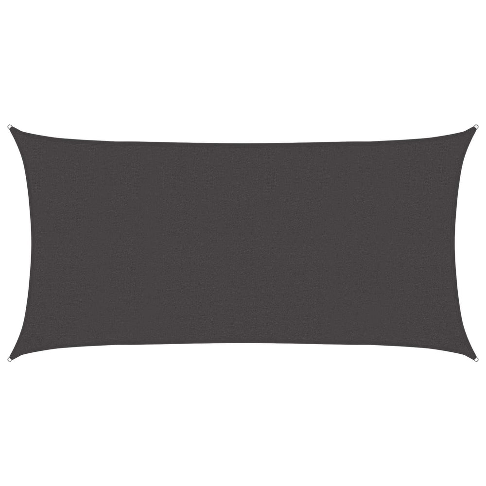Saulės šešėlio audinys Antracito 2 x 6 m HDPE