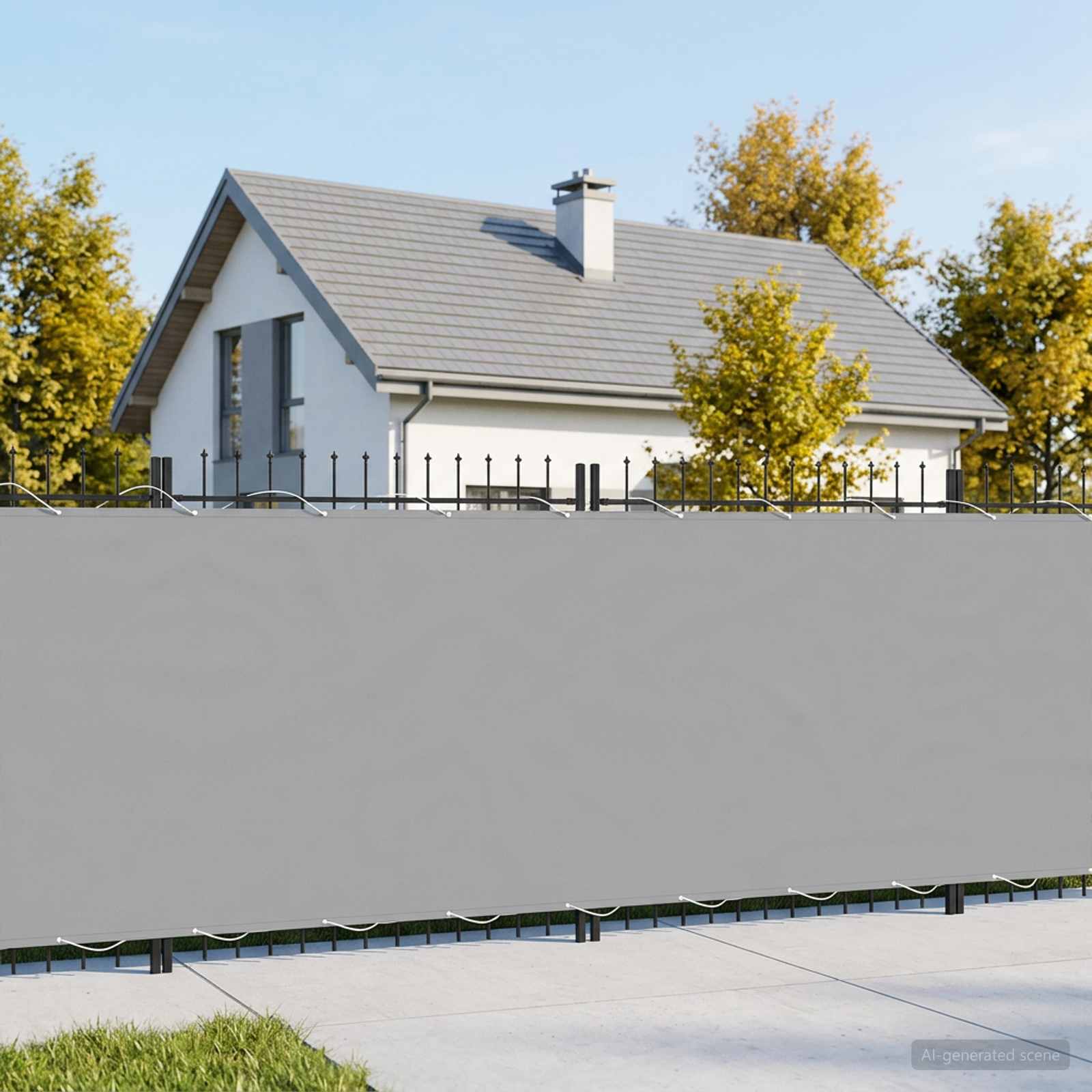 Balkono privatumo ekranas 150 x 300 cm Audinys su PU danga