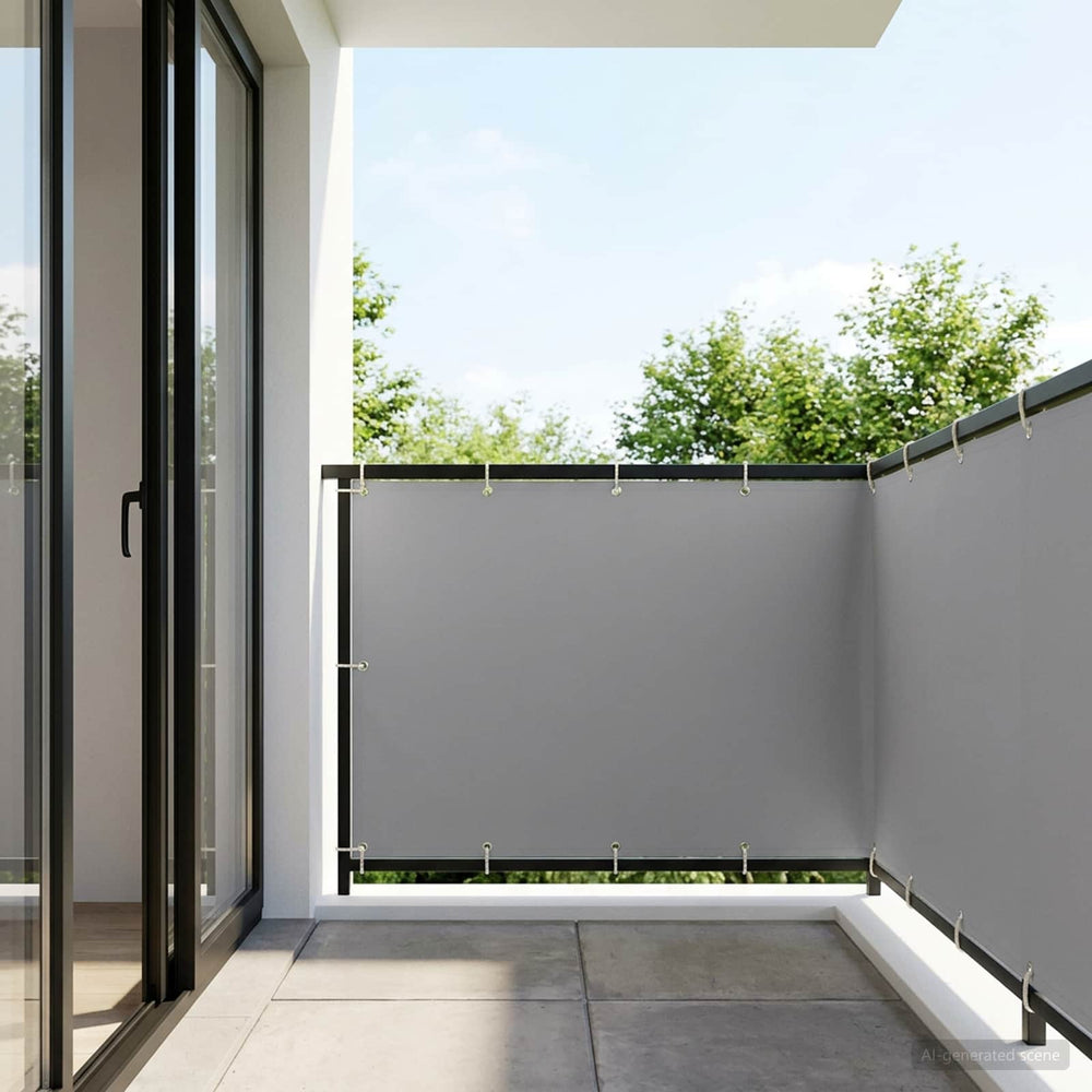 Balkono privatumo ekranas 150 x 600 cm Audinys su PU danga