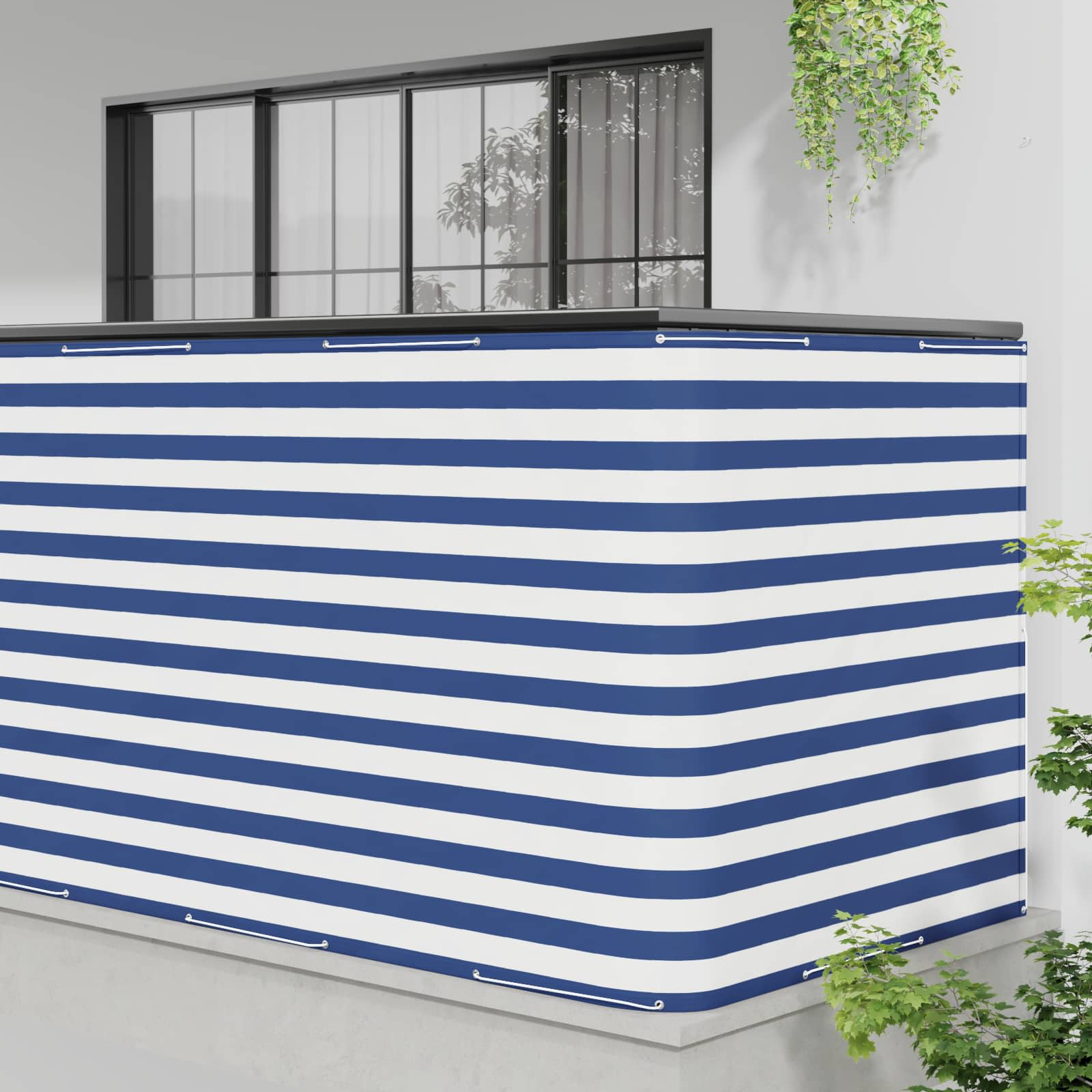 Balkono privatumo ekranas 150 x 400 cm Audinys su PU danga