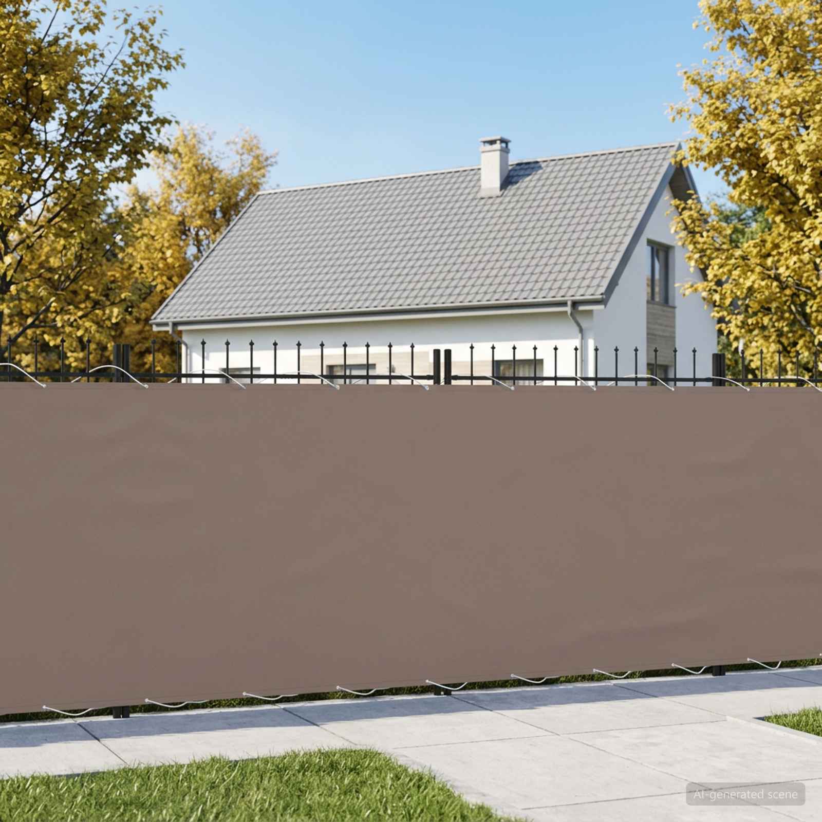 Balkono privatumo ekranas 150 x 200 cm Audinys su PU danga