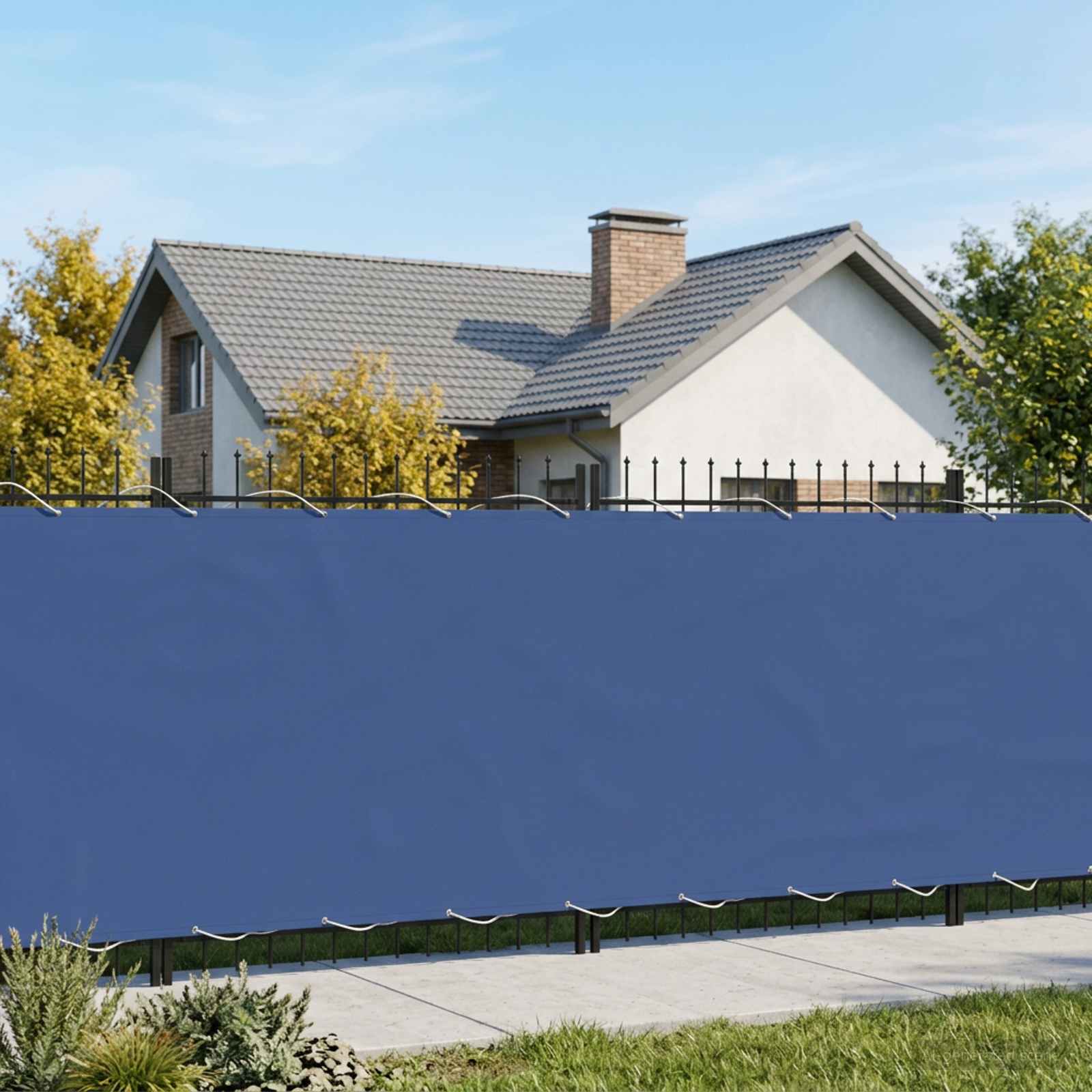 Balkono privatumo ekranas 200 x 600 cm Audinys su PU danga