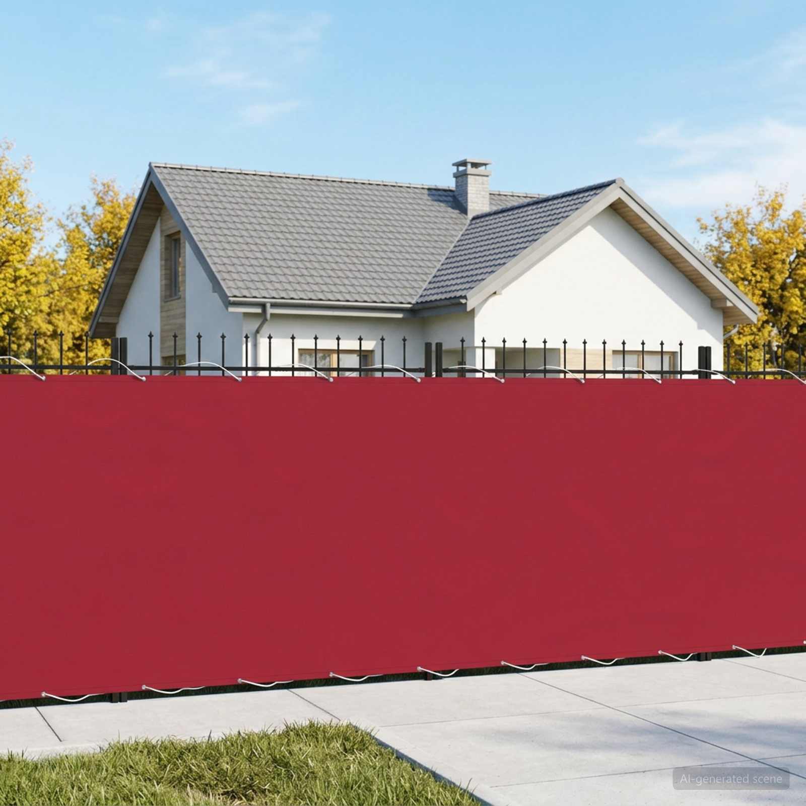 Balkono privatumo ekranas 150 x 300 cm Audinys su PU danga